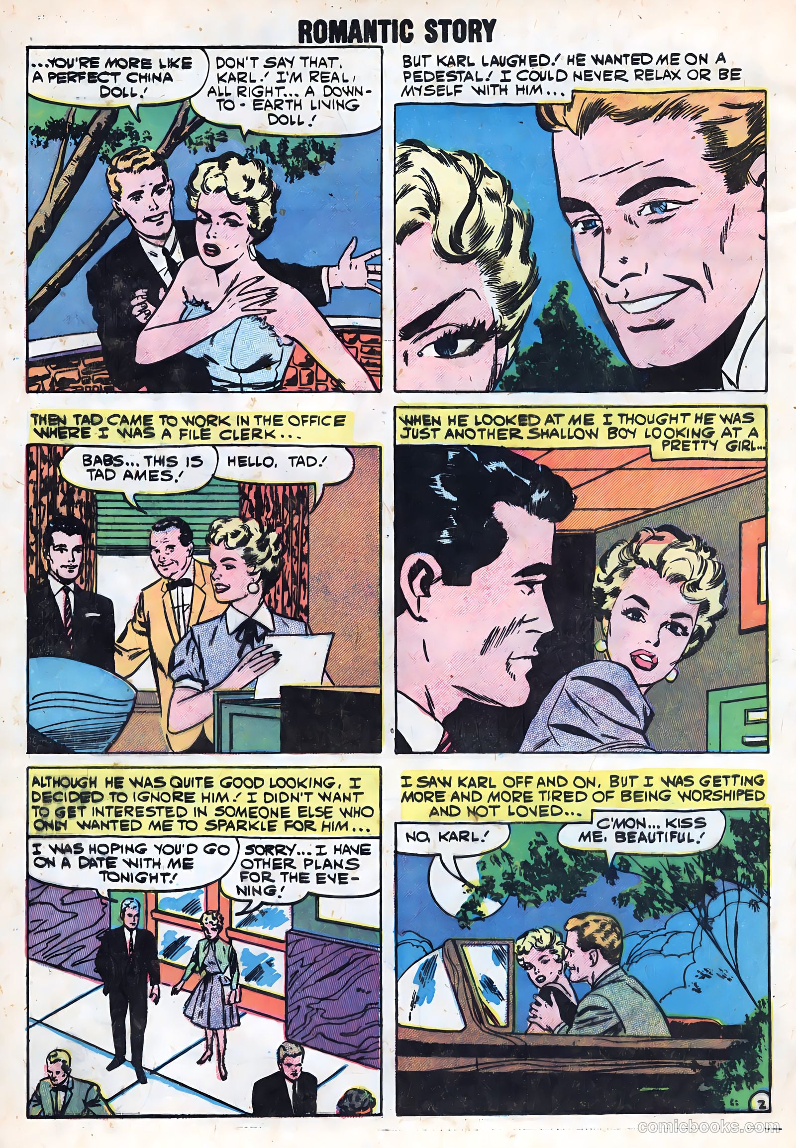 Romantic Story #46 (1959) — page 4 of 36