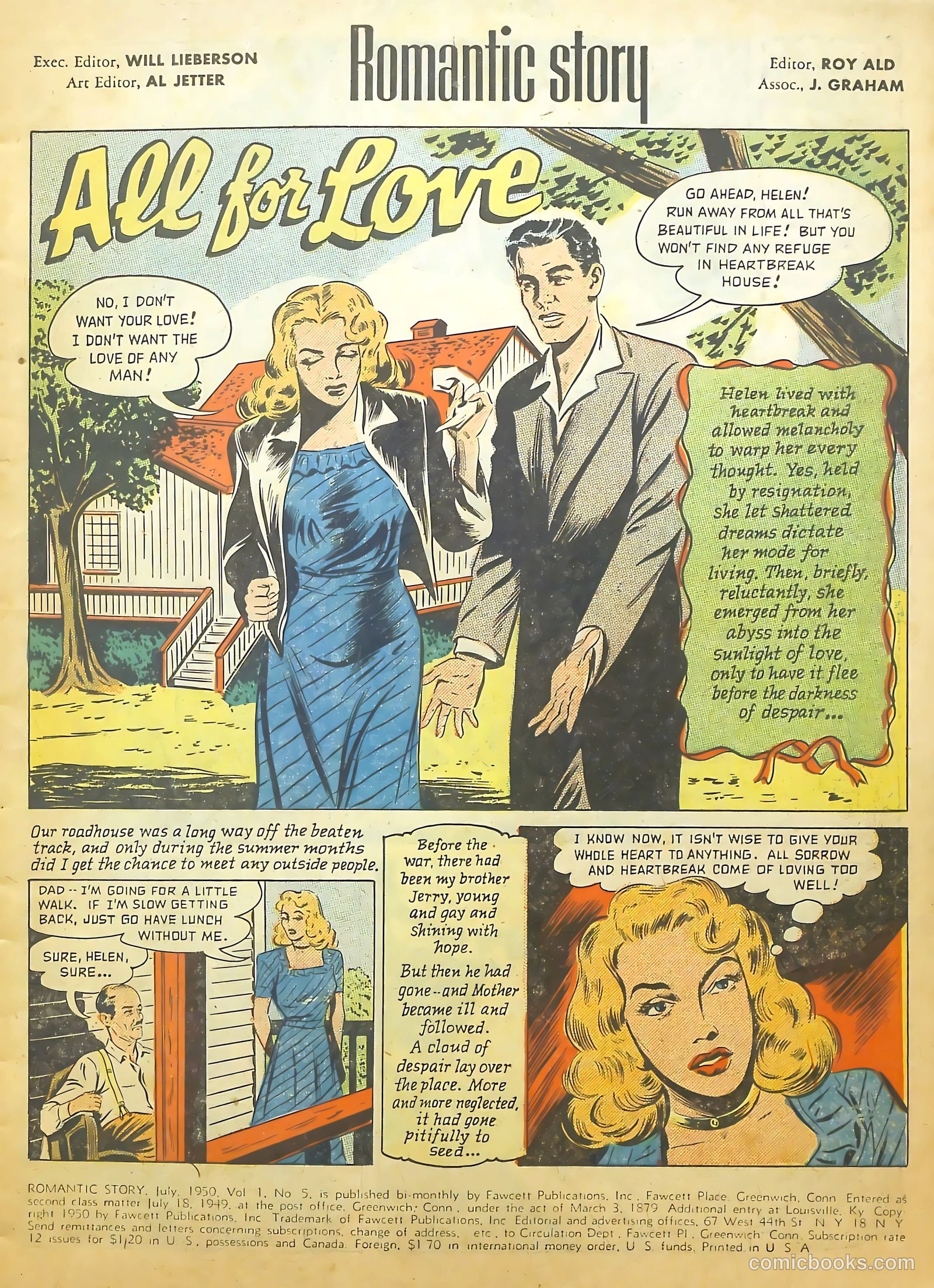 Romantic Story #5 (1950) — page 3 of 36