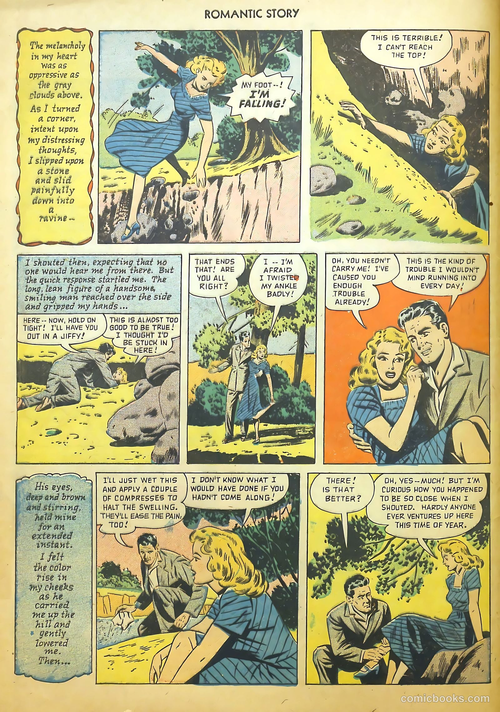 Romantic Story #5 (1950) — page 4 of 36