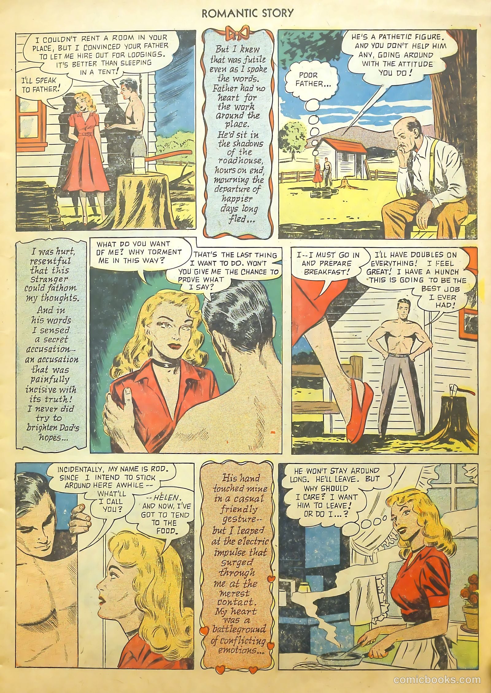 Romantic Story #5 (1950) — page 7 of 36