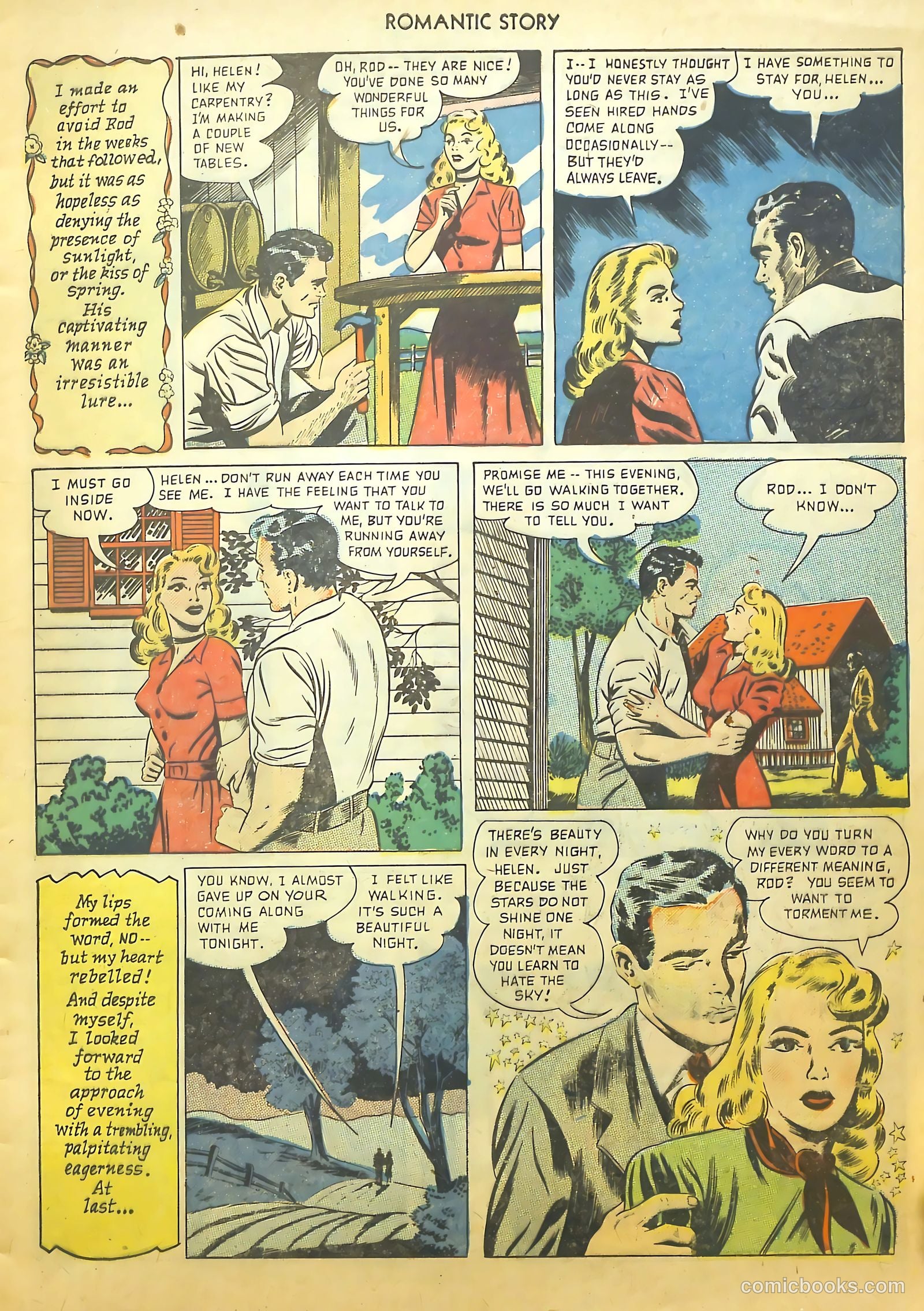 Romantic Story #5 (1950) — page 9 of 36
