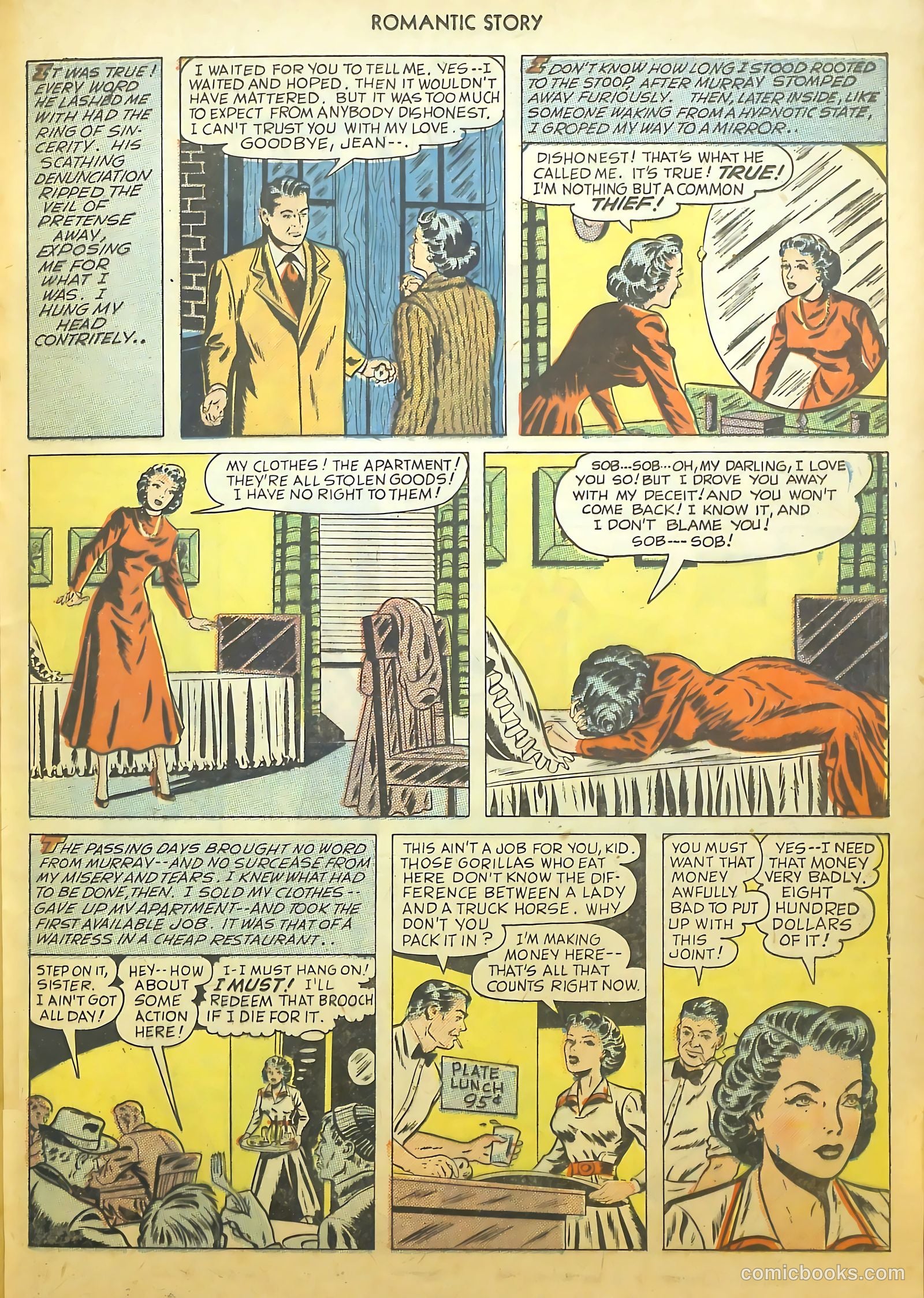 Romantic Story #5 (1950) — page 21 of 36