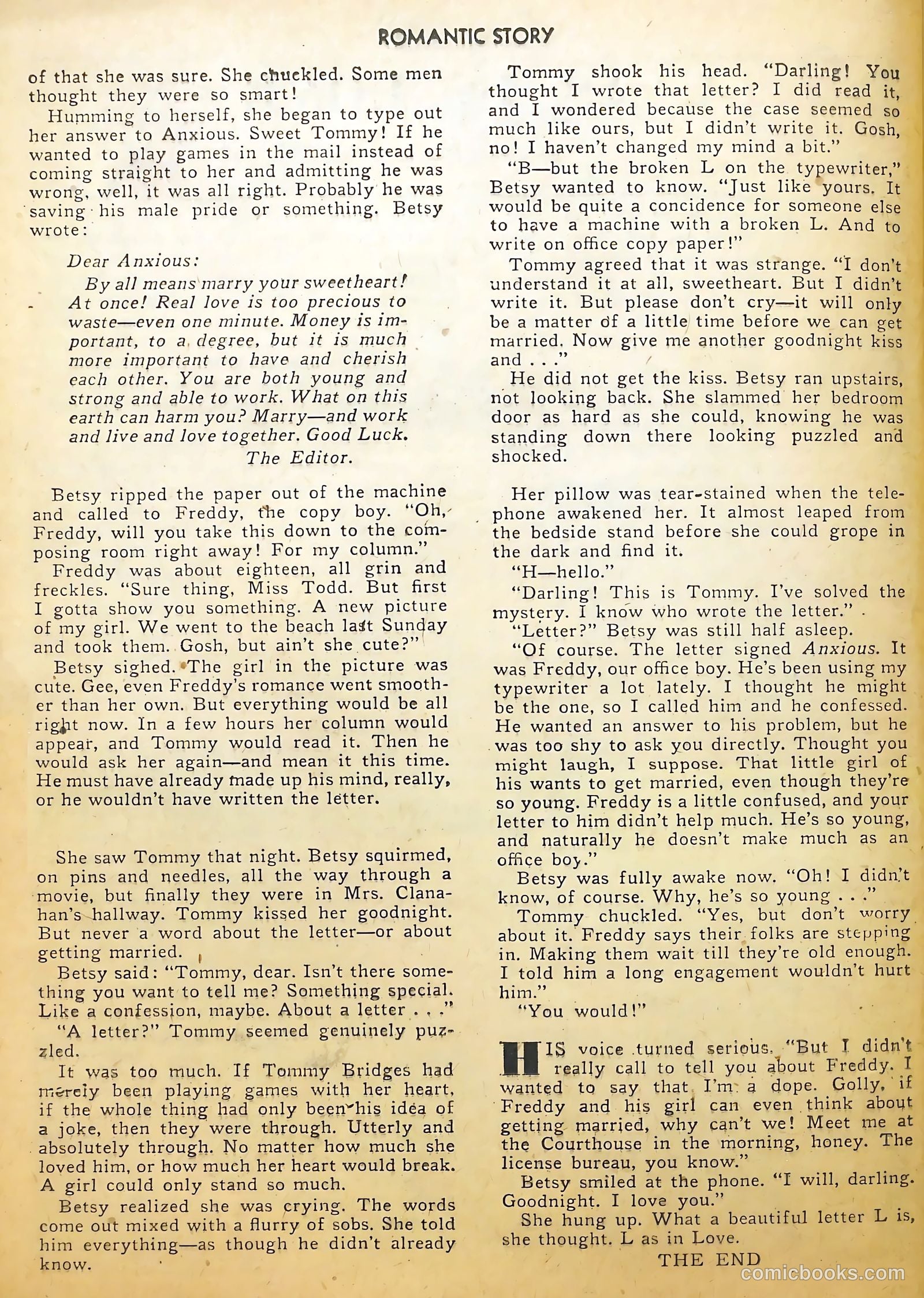 Romantic Story #5 (1950) — page 24 of 36