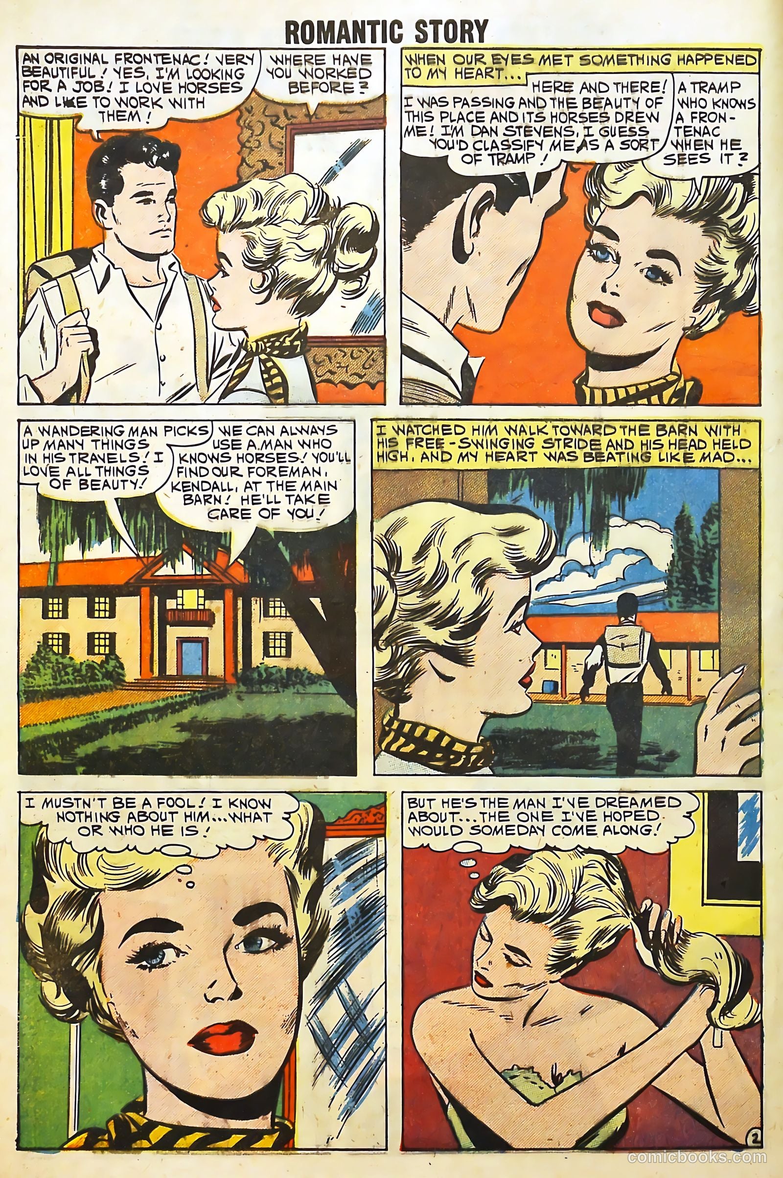 Romantic Story #52 (1960) — page 4 of 36