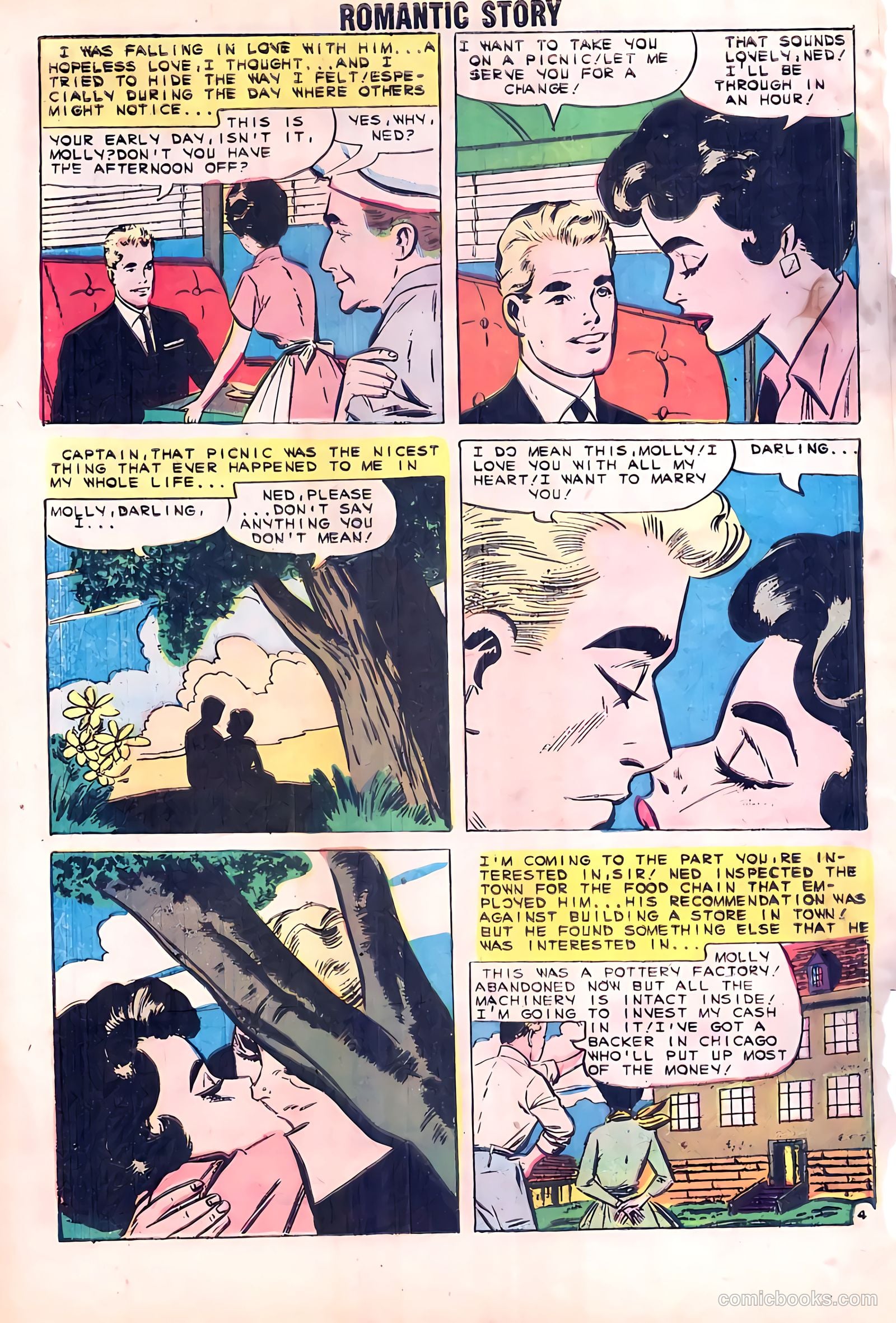 Romantic Story #53 (1961) — page 32 of 36