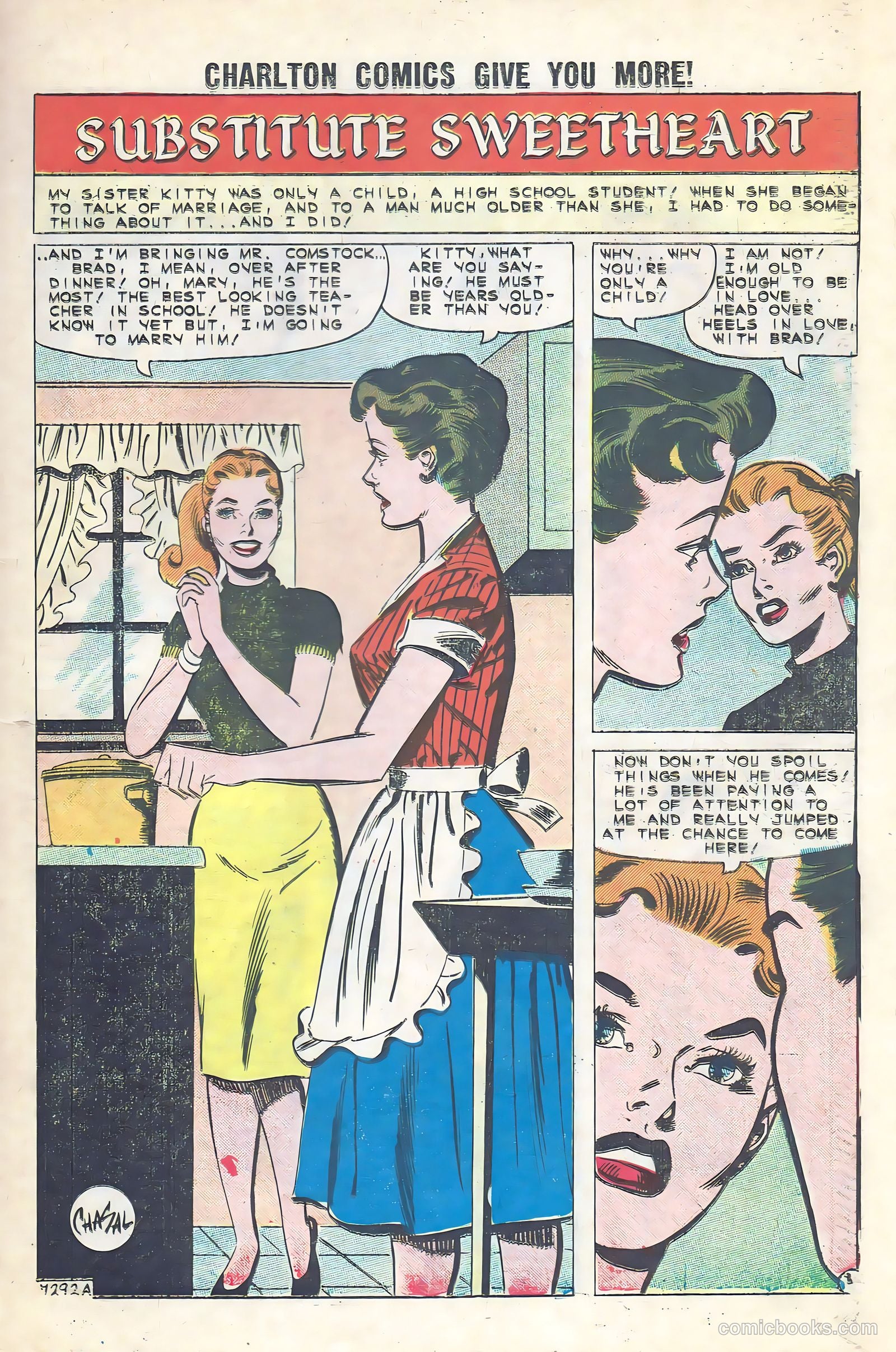 Romantic Story #54 (1961) — page 23 of 36