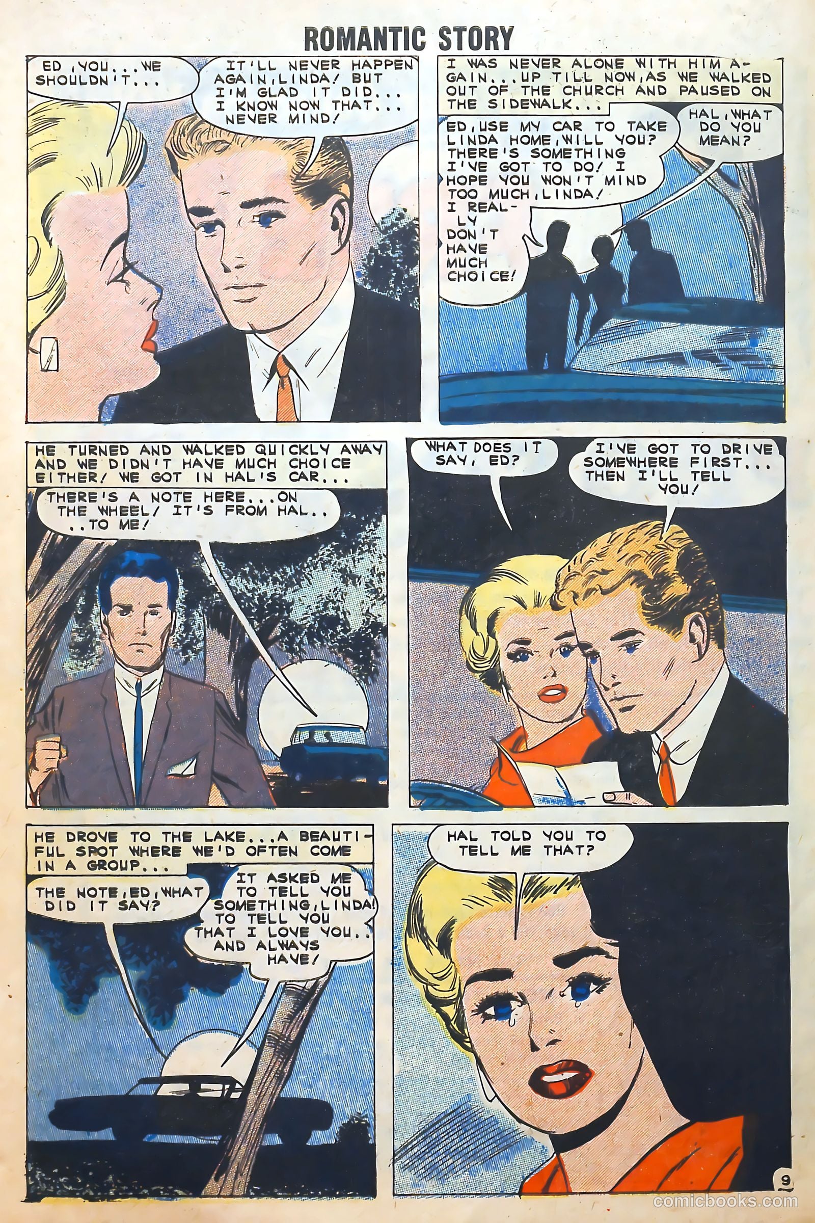 Romantic Story #58 (1961) — page 32 of 36