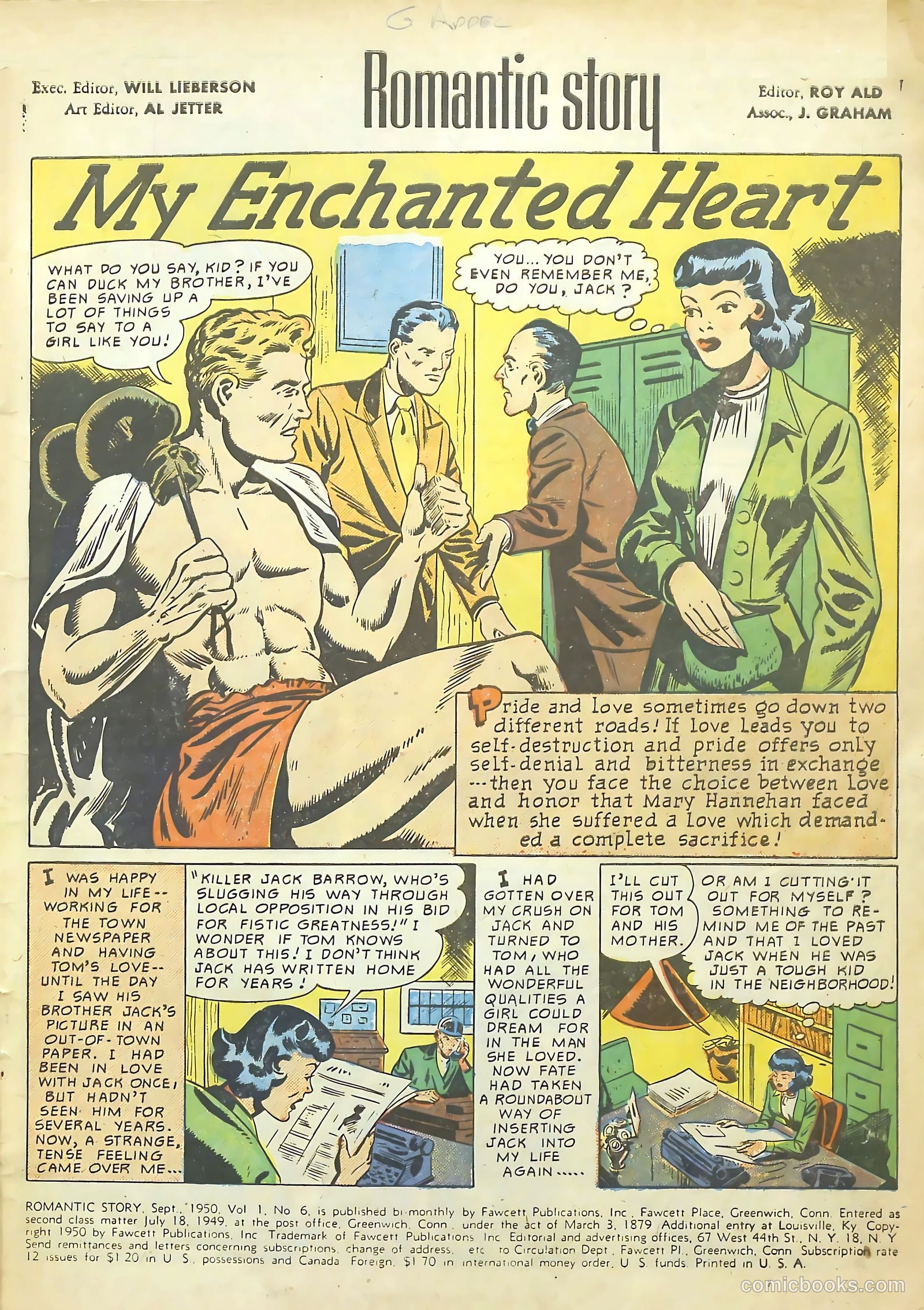 Romantic Story #6 (1950) — page 3 of 36
