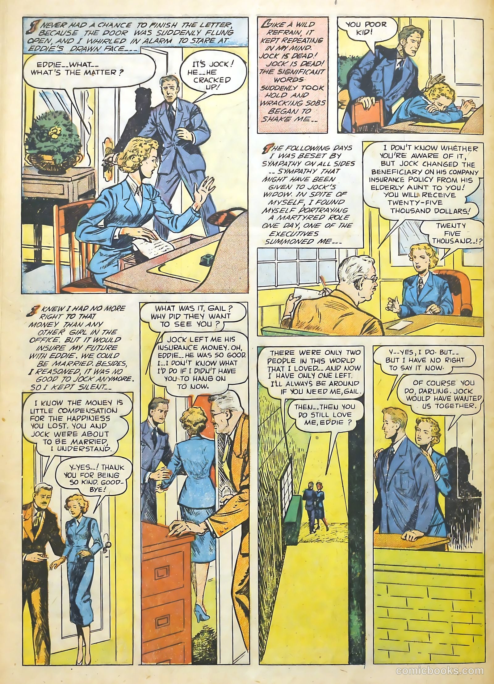 Romantic Story #6 (1950) — page 32 of 36