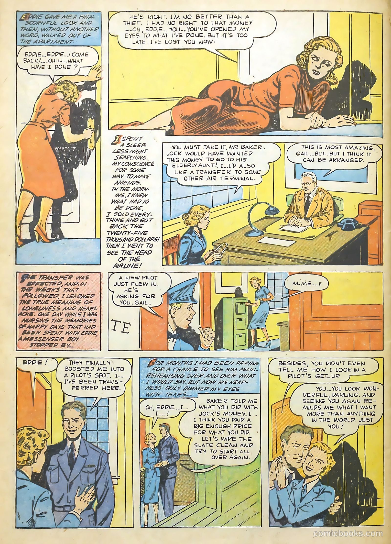 Romantic Story #6 (1950) — page 34 of 36