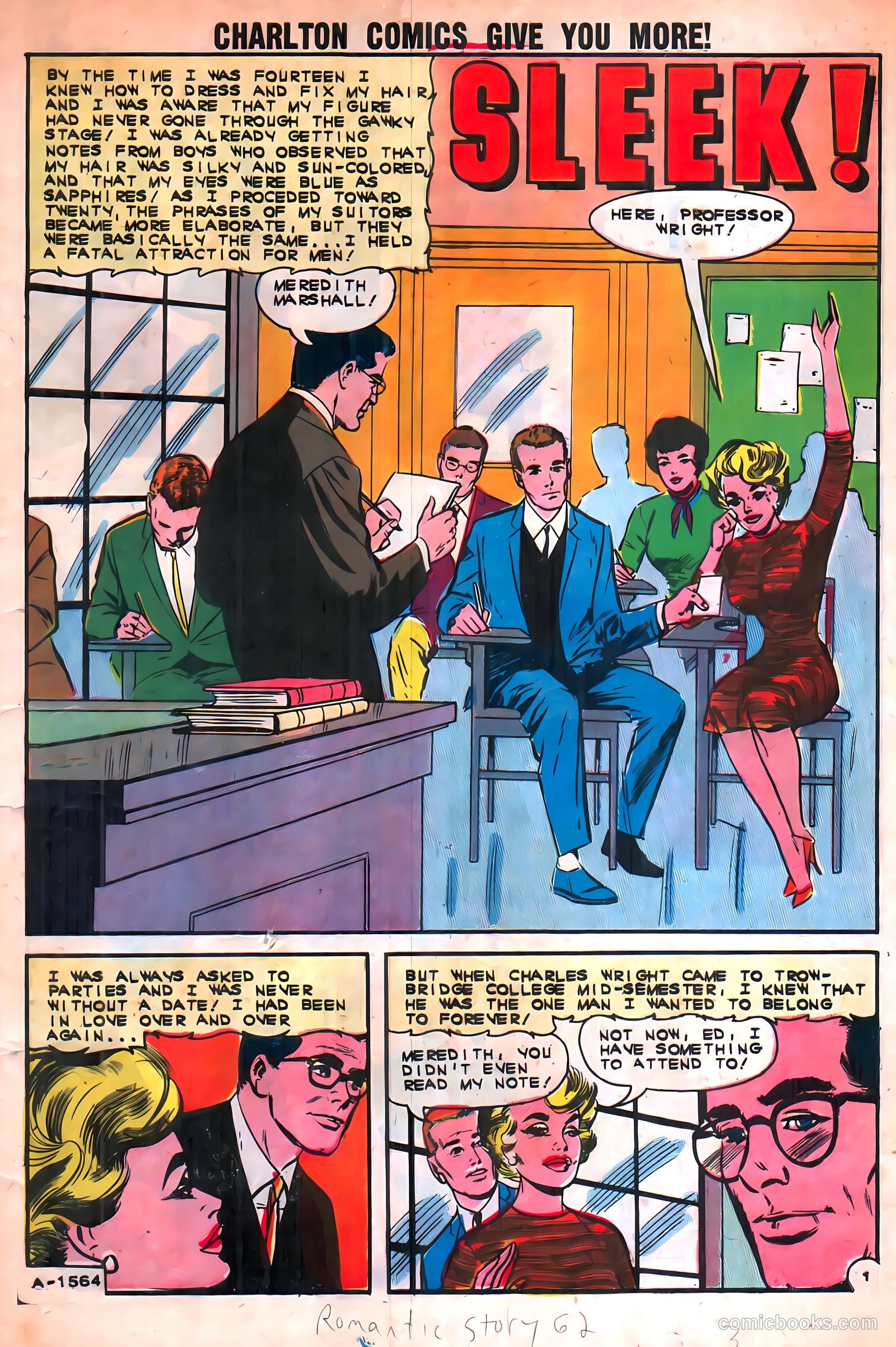 Romantic Story #62 (1962) — page 3 of 36