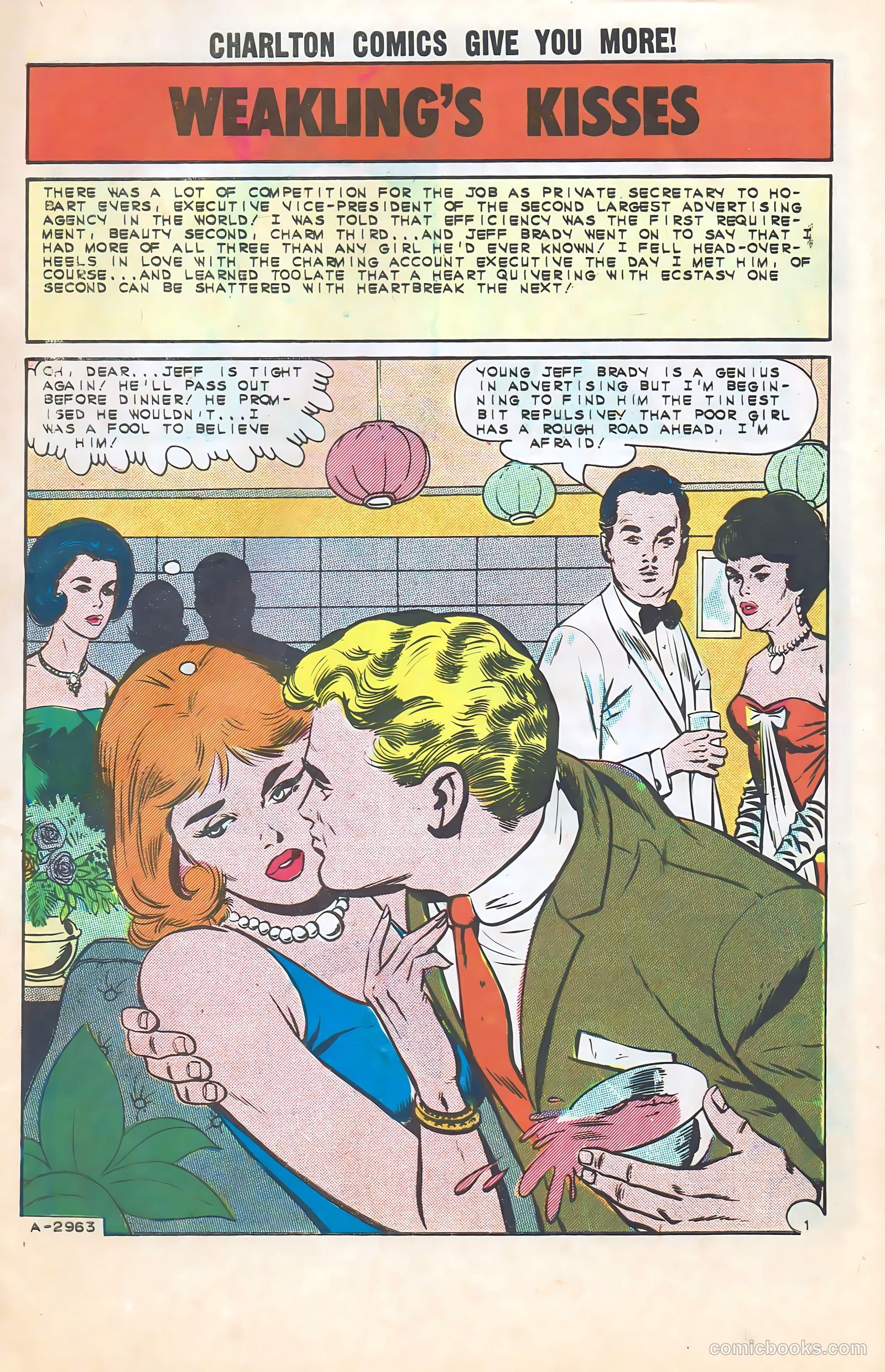 Romantic Story #69 (1963) — page 3 of 36
