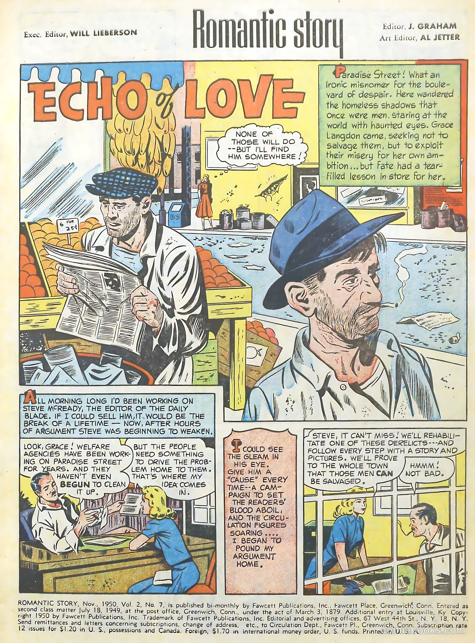 Romantic Story #7 (1950) — page 3 of 36