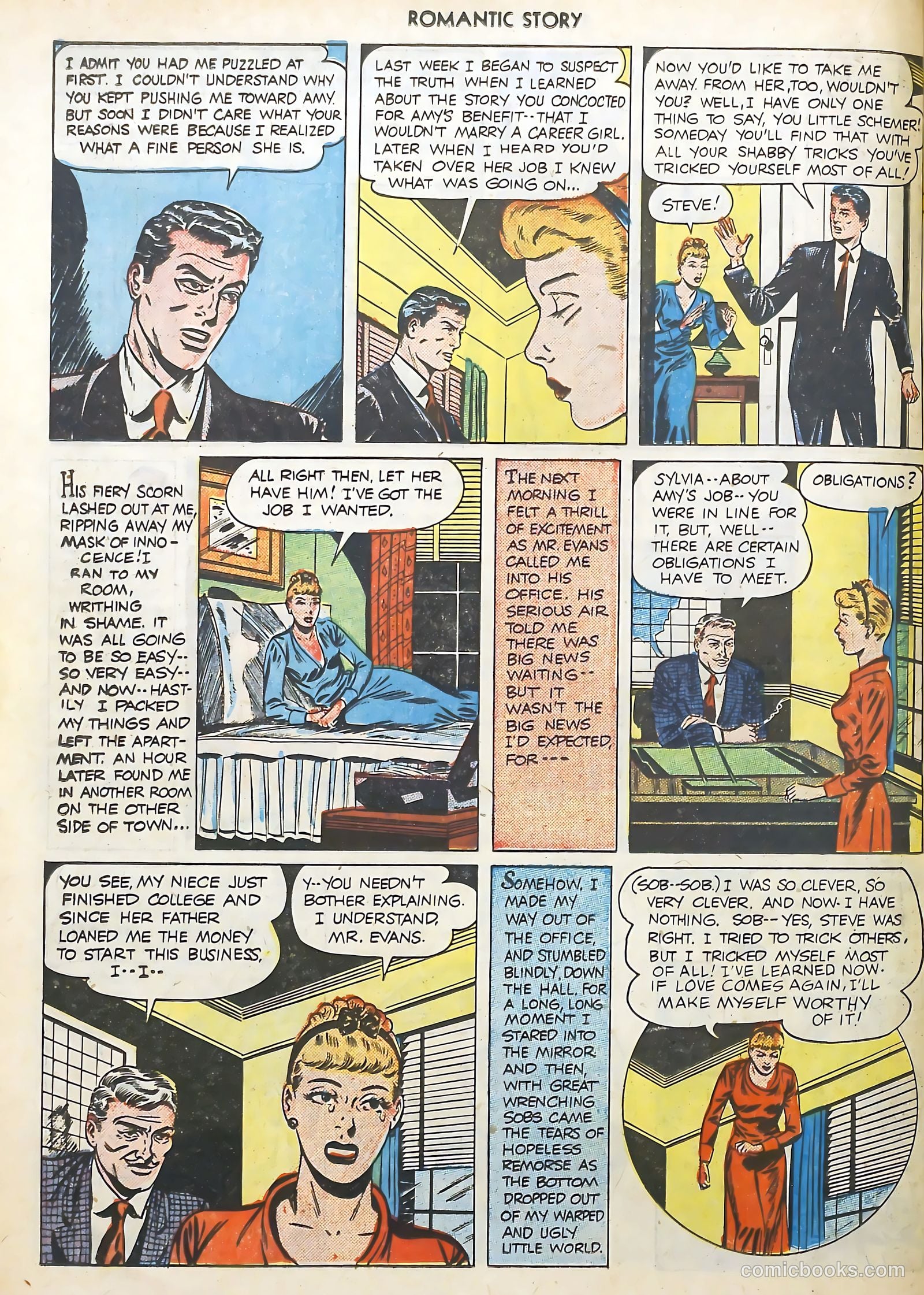 Romantic Story #7 (1950) — page 22 of 36