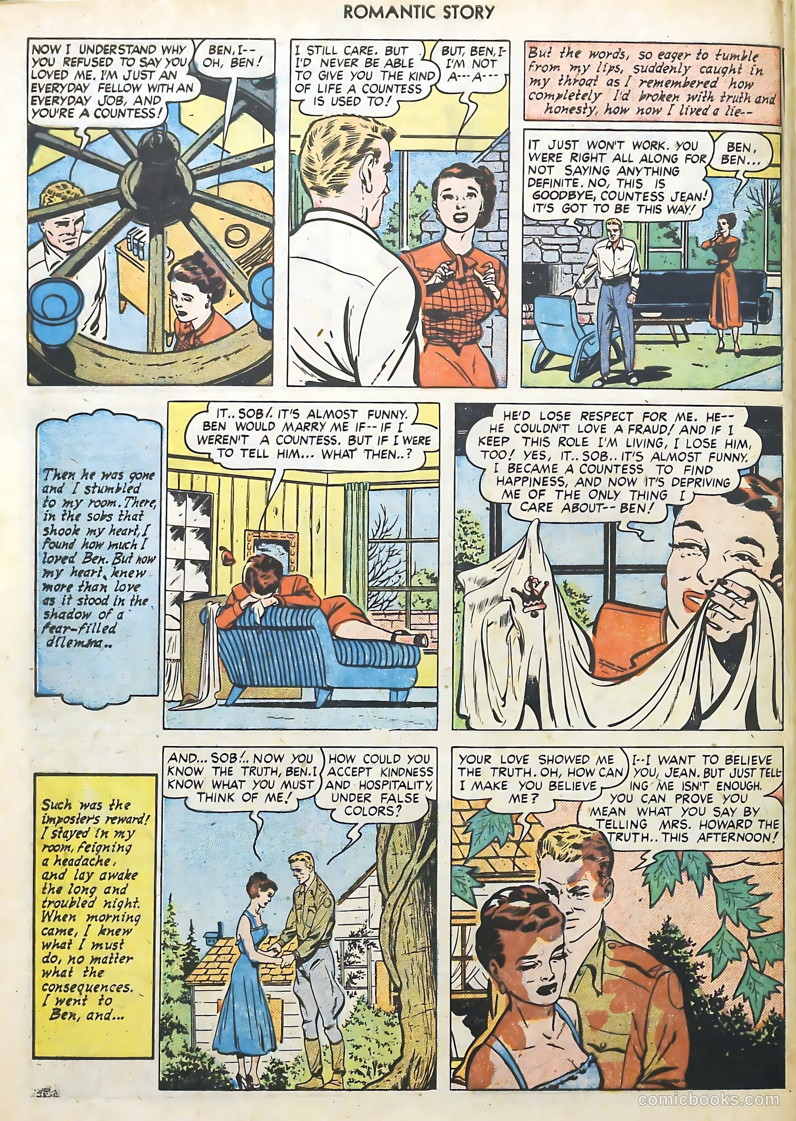 Romantic Story #7 (1950) — page 32 of 36
