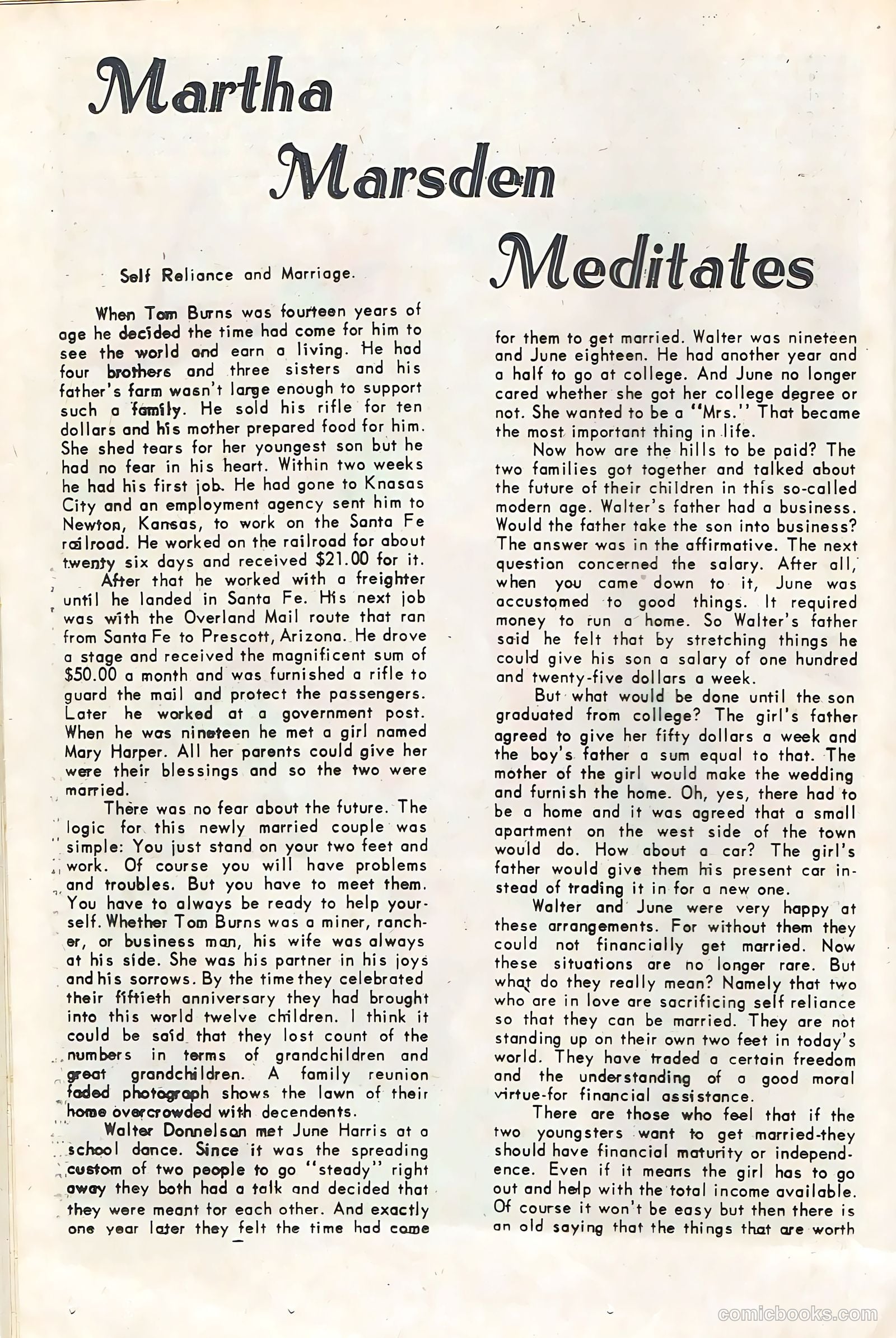 Romantic Story #73 (1964) — page 20 of 36