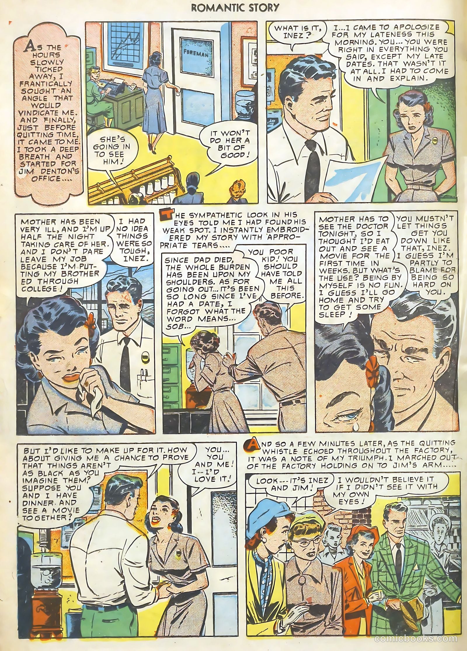 Romantic Story #8 (1950) — page 19 of 37