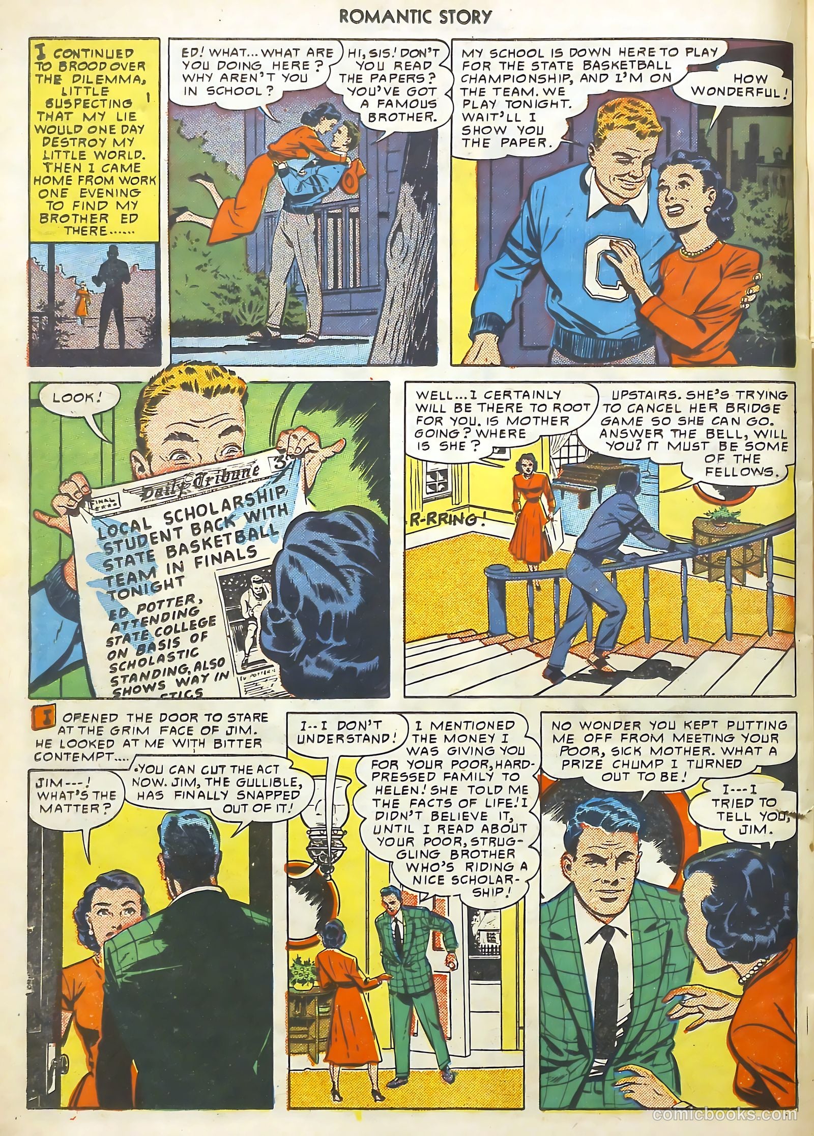Romantic Story #8 (1950) — page 23 of 37