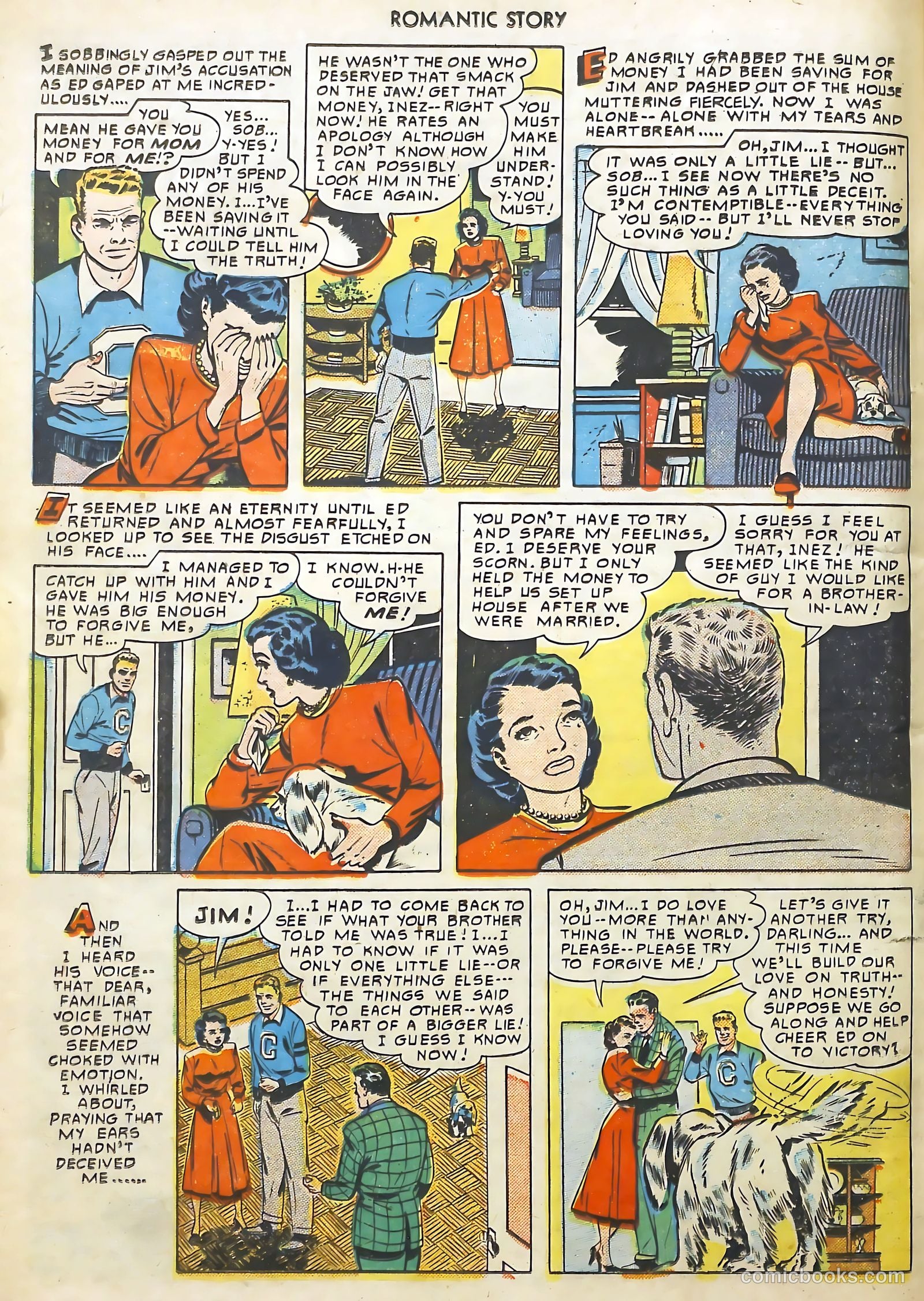 Romantic Story #8 (1950) — page 25 of 37