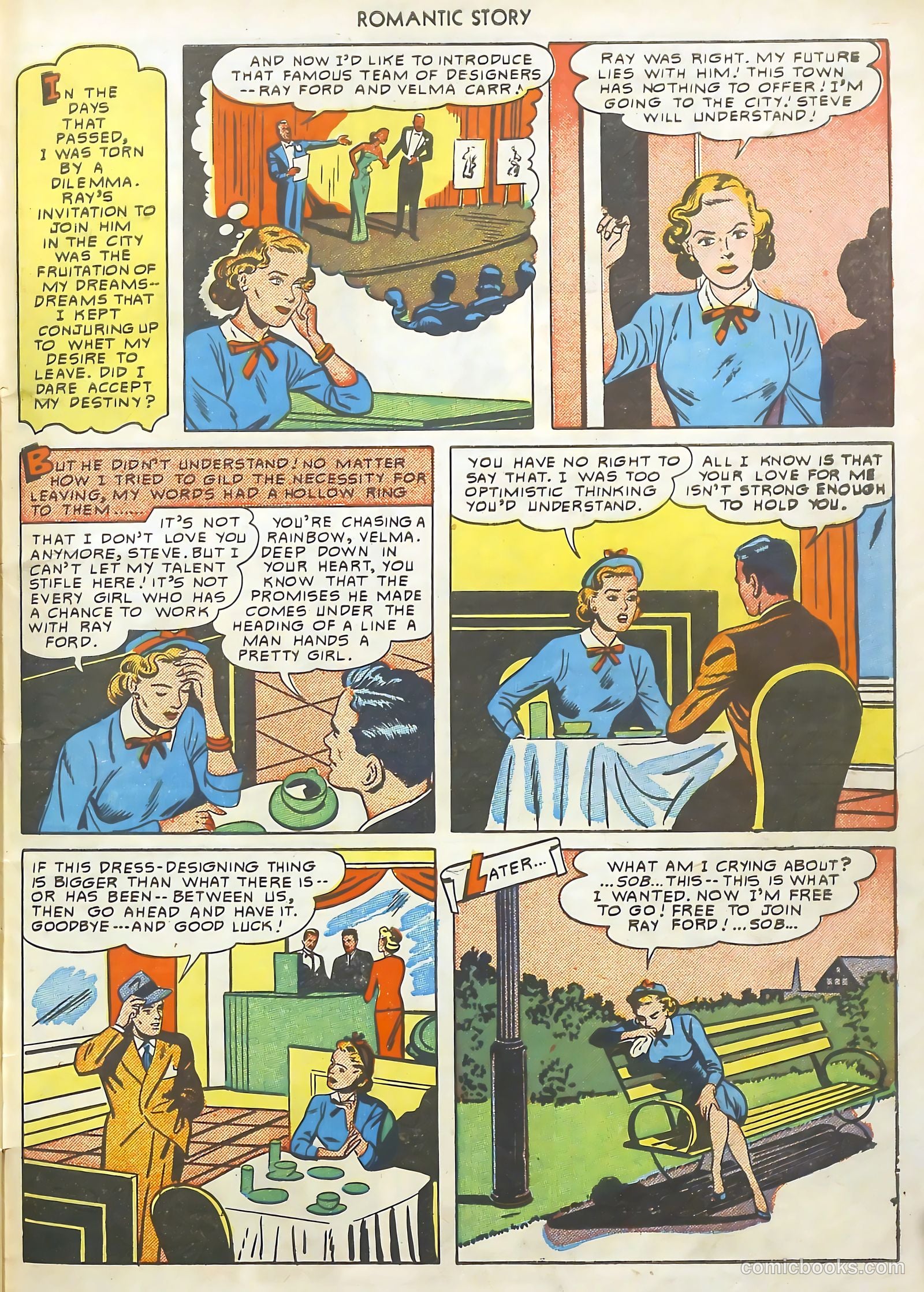 Romantic Story #8 (1950) — page 32 of 37