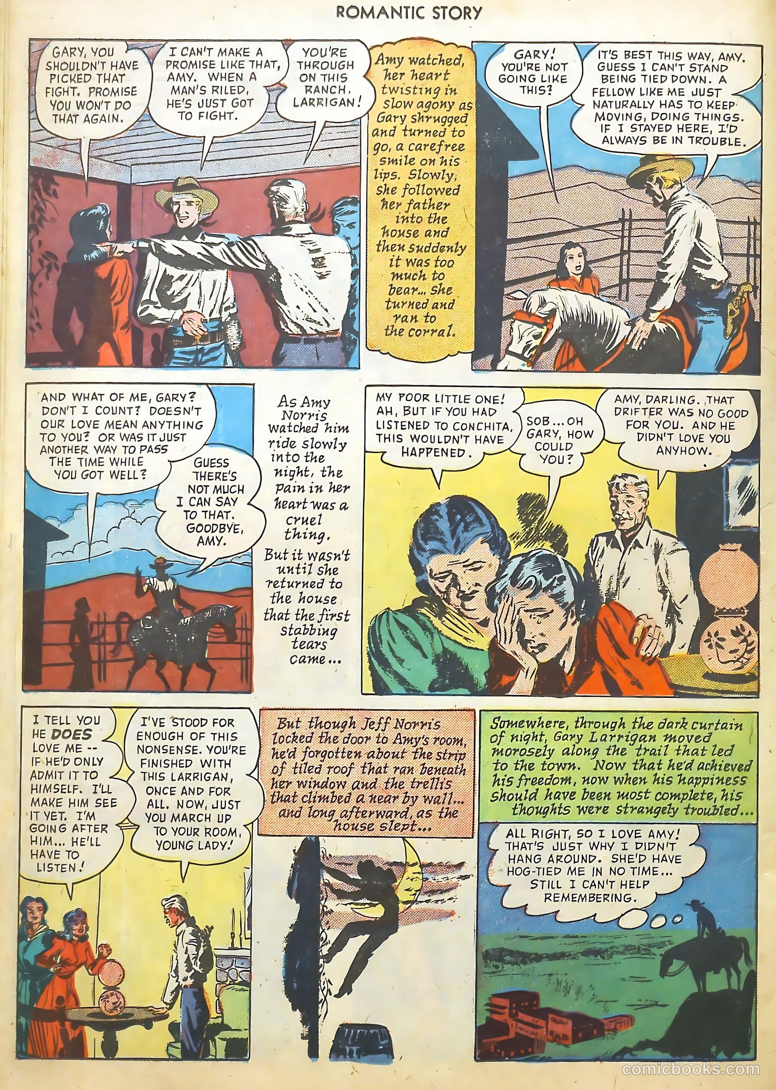 Romantic Story #9 (1951) — page 22 of 36
