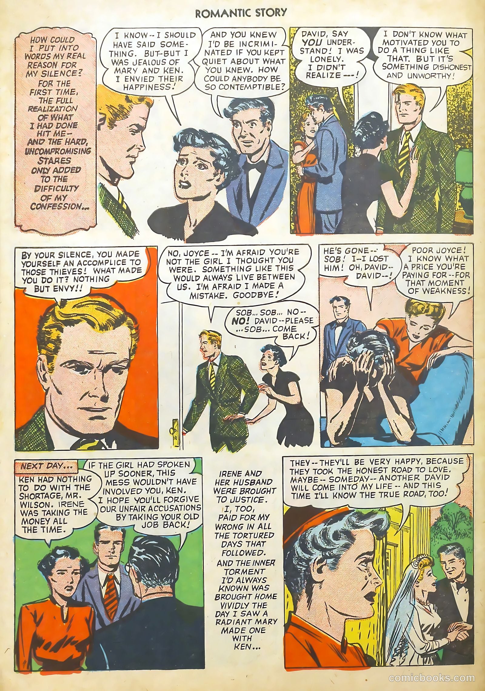 Romantic Story #9 (1951) — page 34 of 36