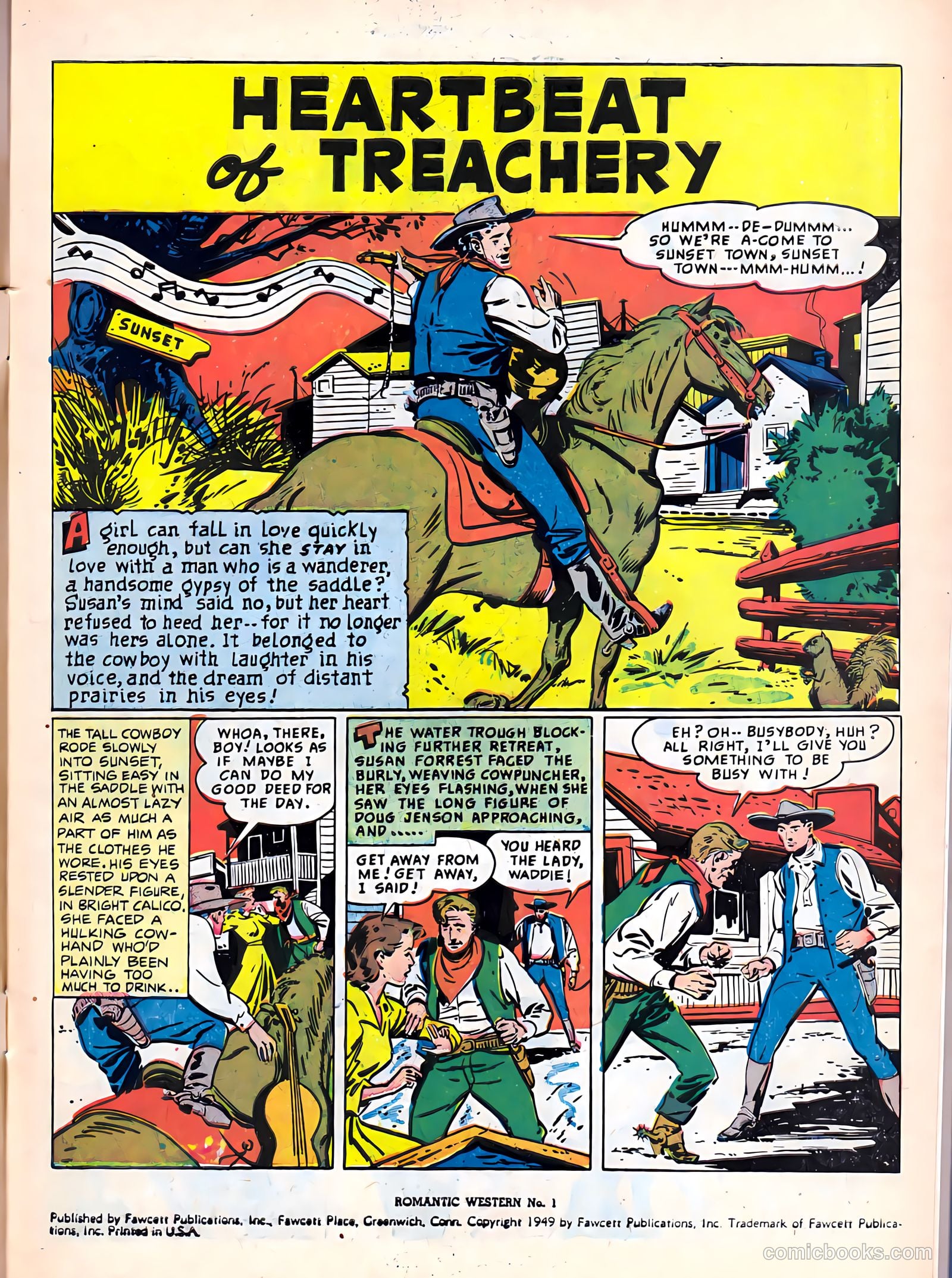 Romantic Western #1 (1949) — page 3 of 36