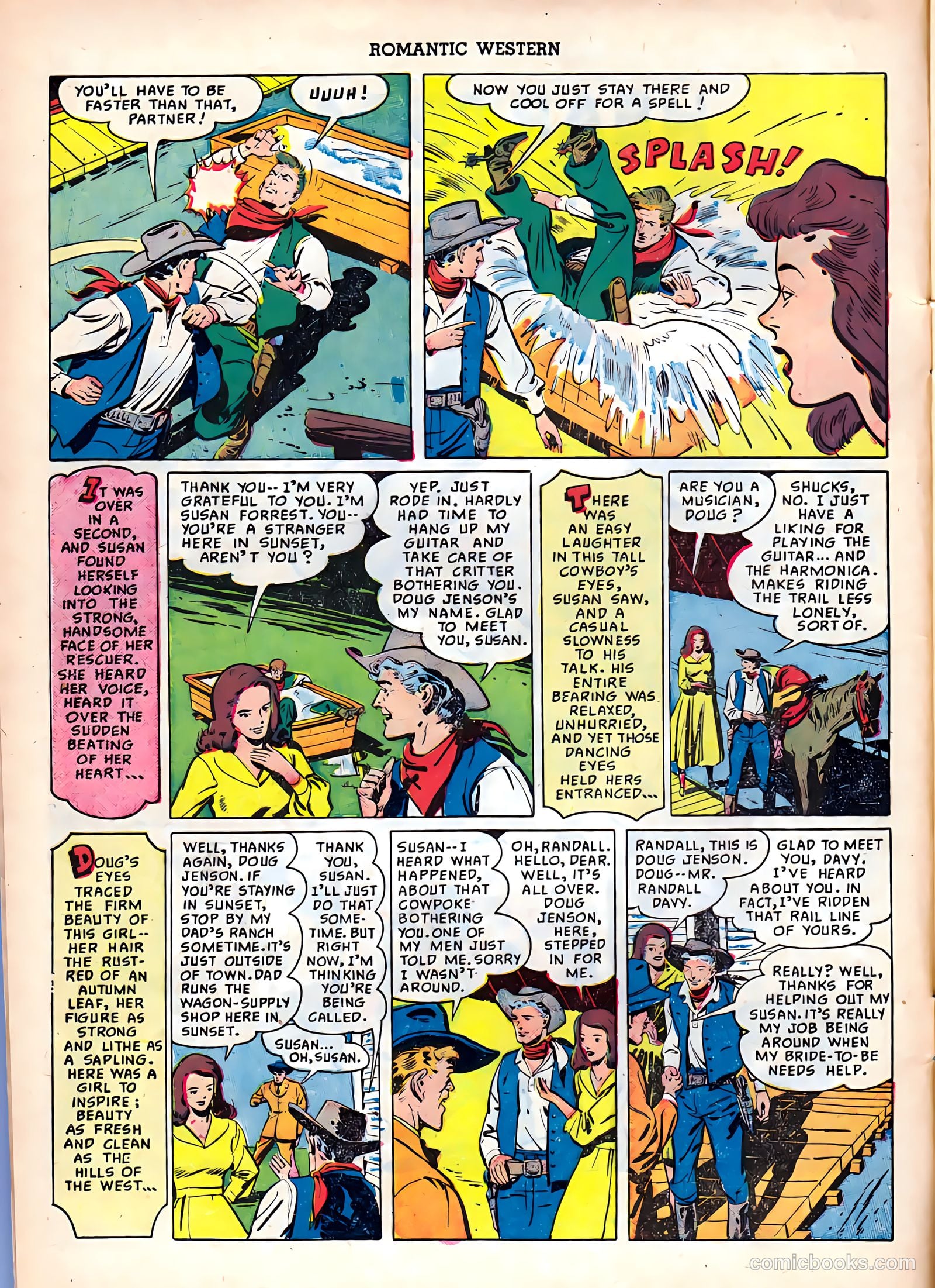 Romantic Western #1 (1949) — page 4 of 36