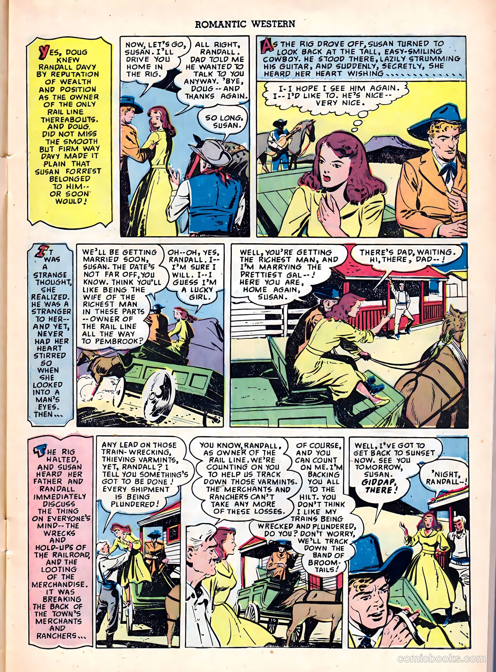 Romantic Western #1 (1949) — page 5 of 36