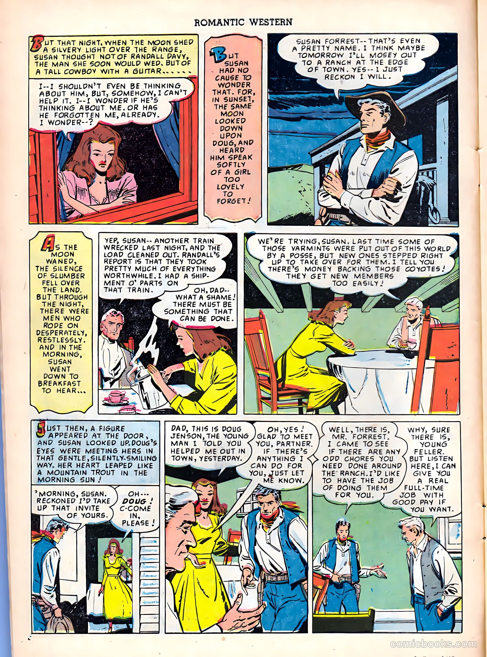 Romantic Western #1 (1949) — page 6 of 36
