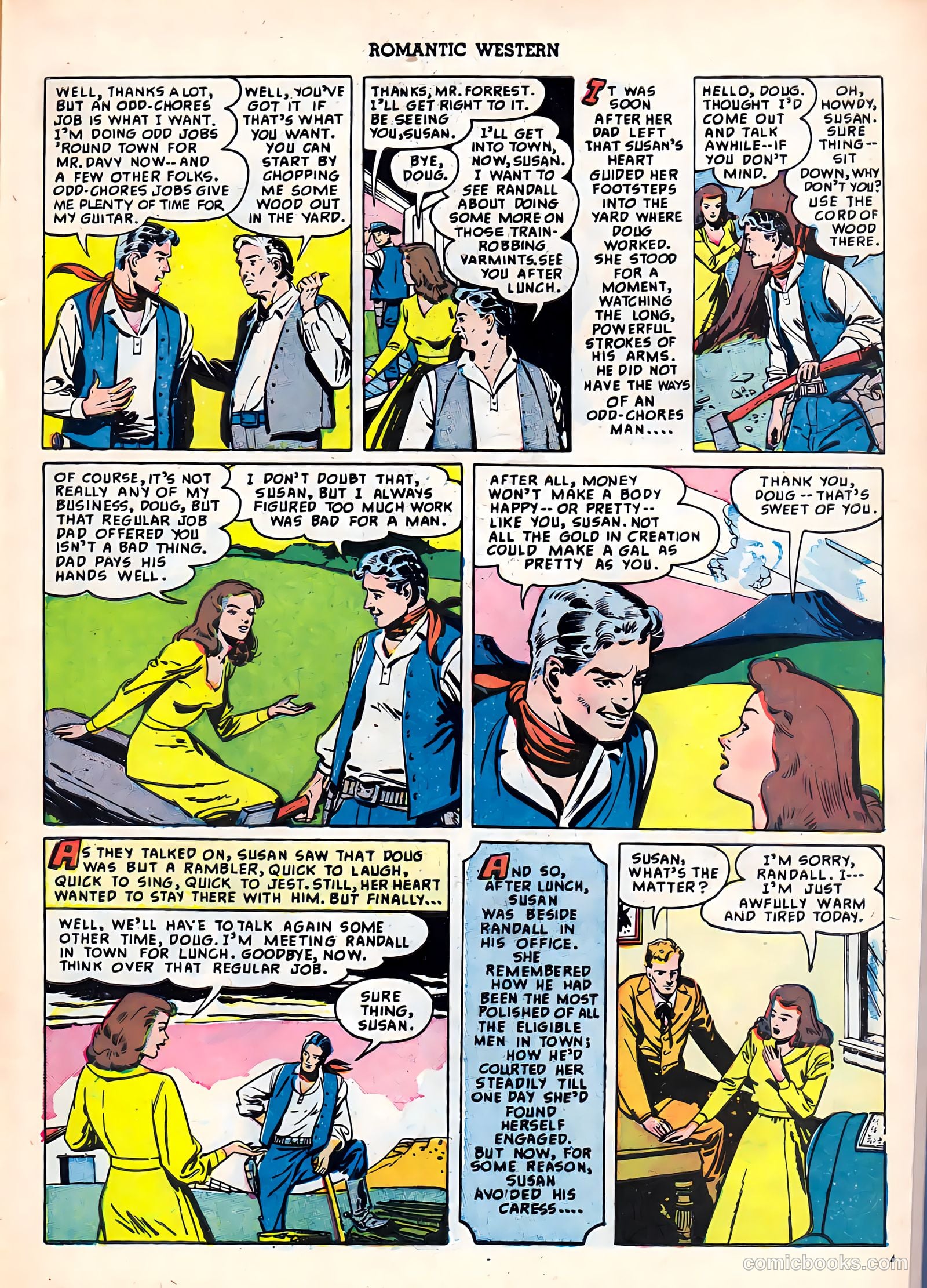 Romantic Western #1 (1949) — page 7 of 36