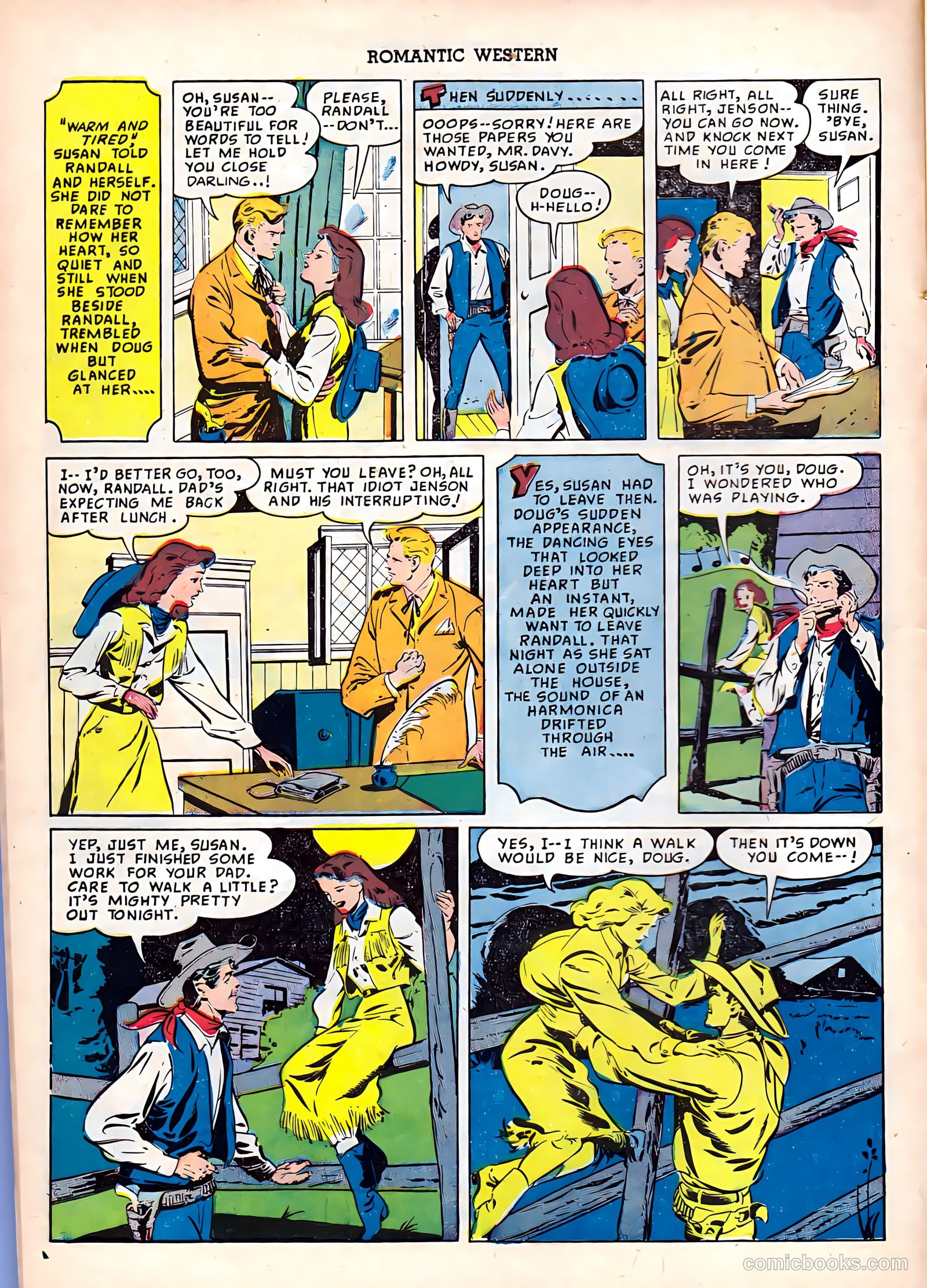 Romantic Western #1 (1949) — page 8 of 36