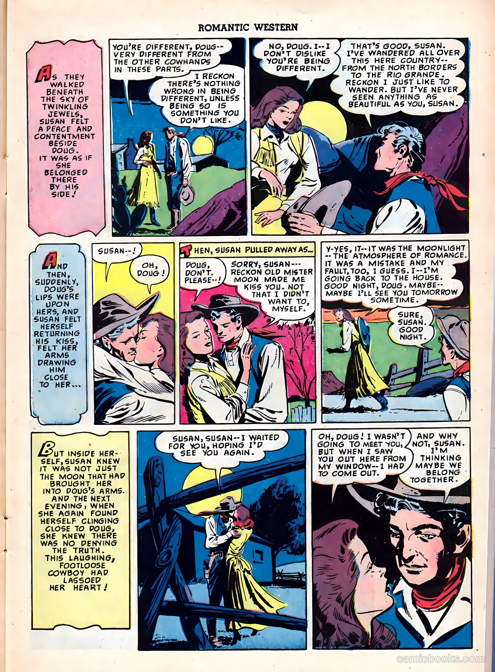 Romantic Western #1 (1949) — page 9 of 36