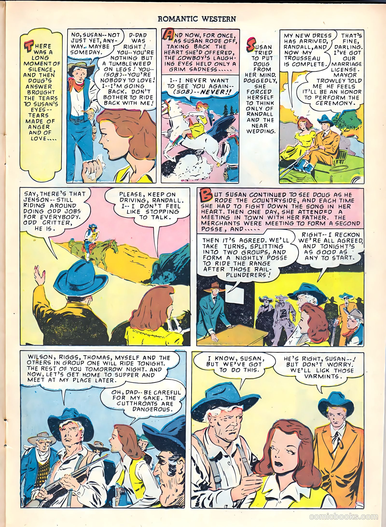 Romantic Western #1 (1949) — page 11 of 36