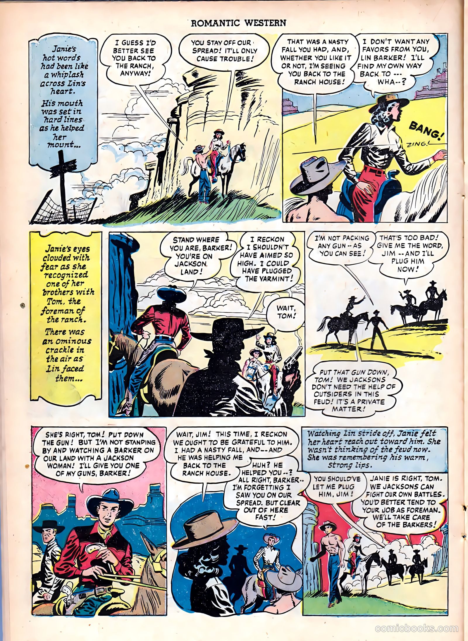 Romantic Western #1 (1949) — page 16 of 36