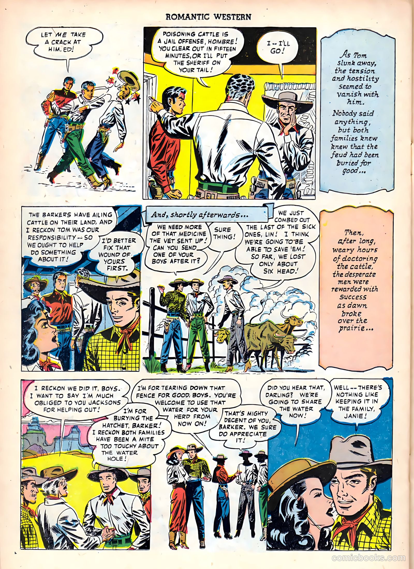 Romantic Western #1 (1949) — page 22 of 36