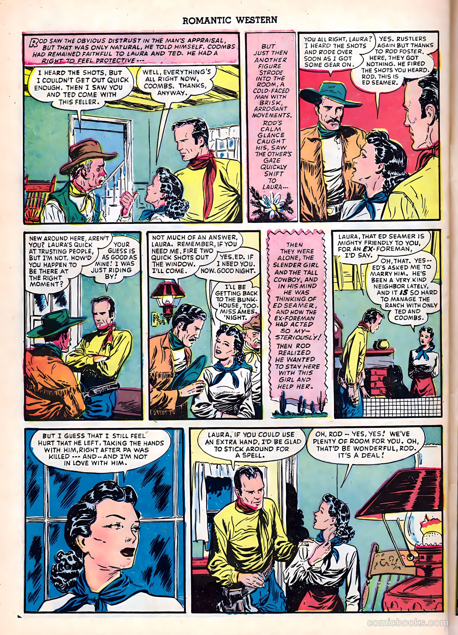 Romantic Western #1 (1949) — page 28 of 36