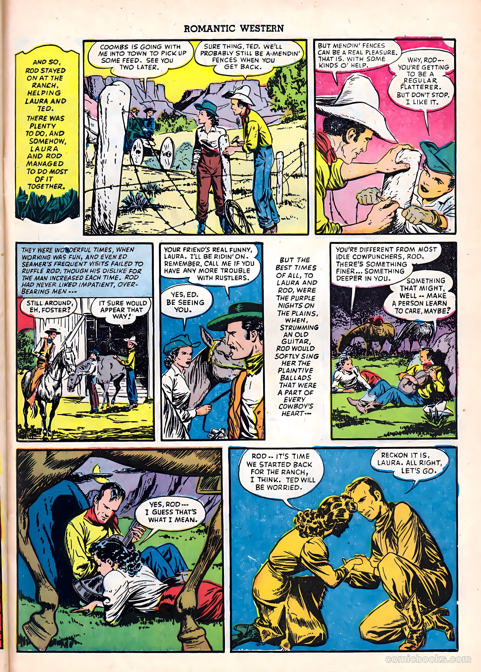 Romantic Western #1 (1949) — page 29 of 36