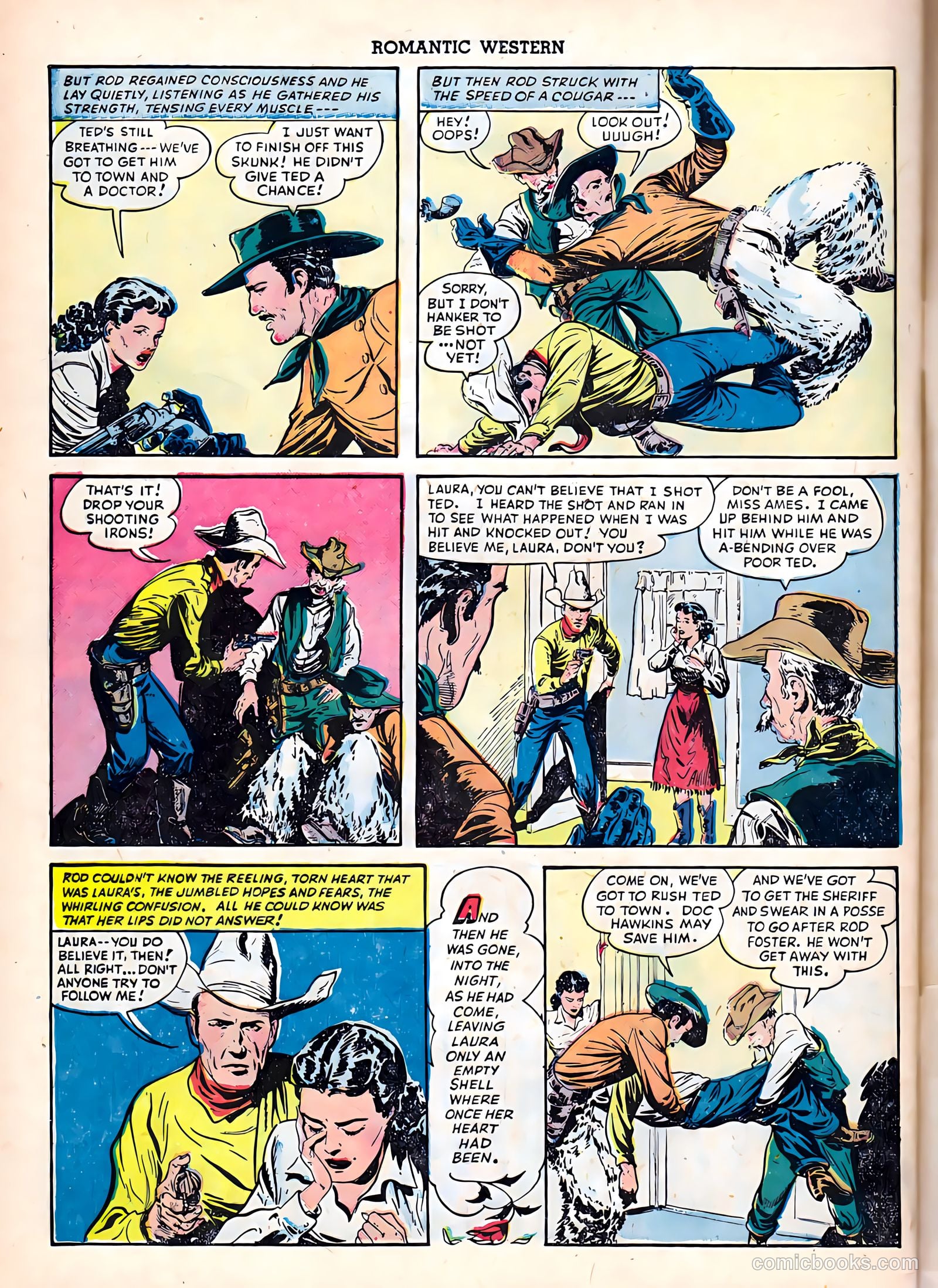 Romantic Western #1 (1949) — page 32 of 36