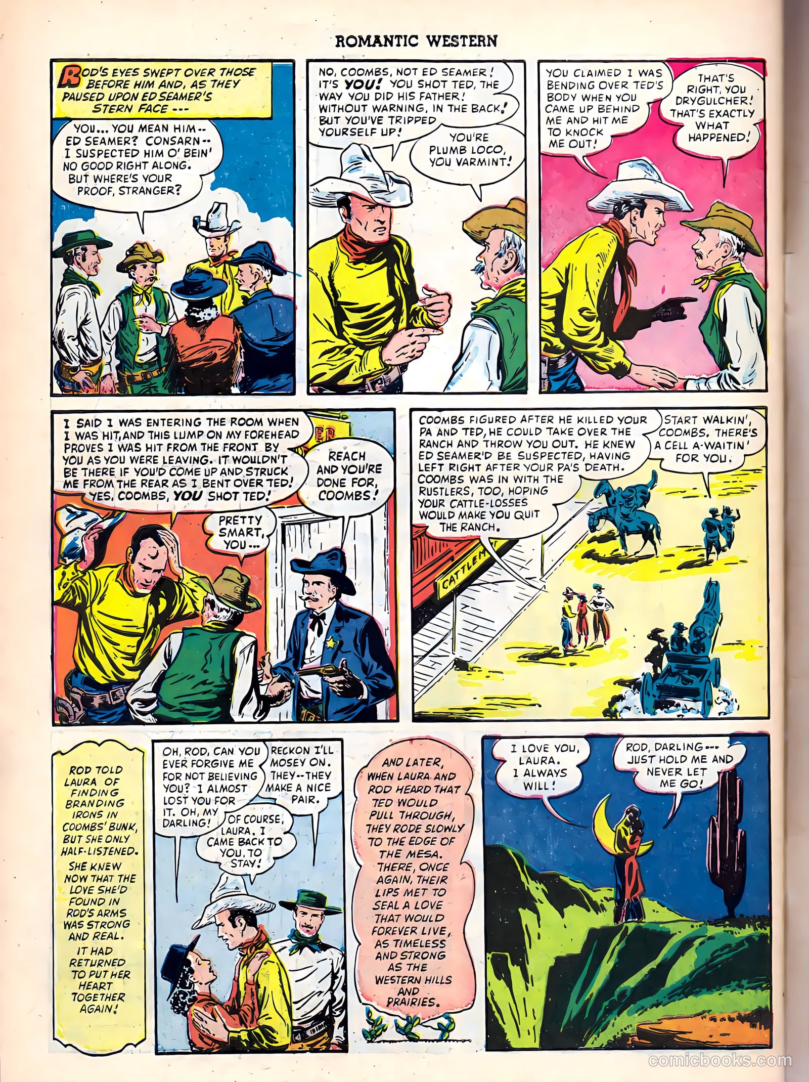 Romantic Western #1 (1949) — page 34 of 36