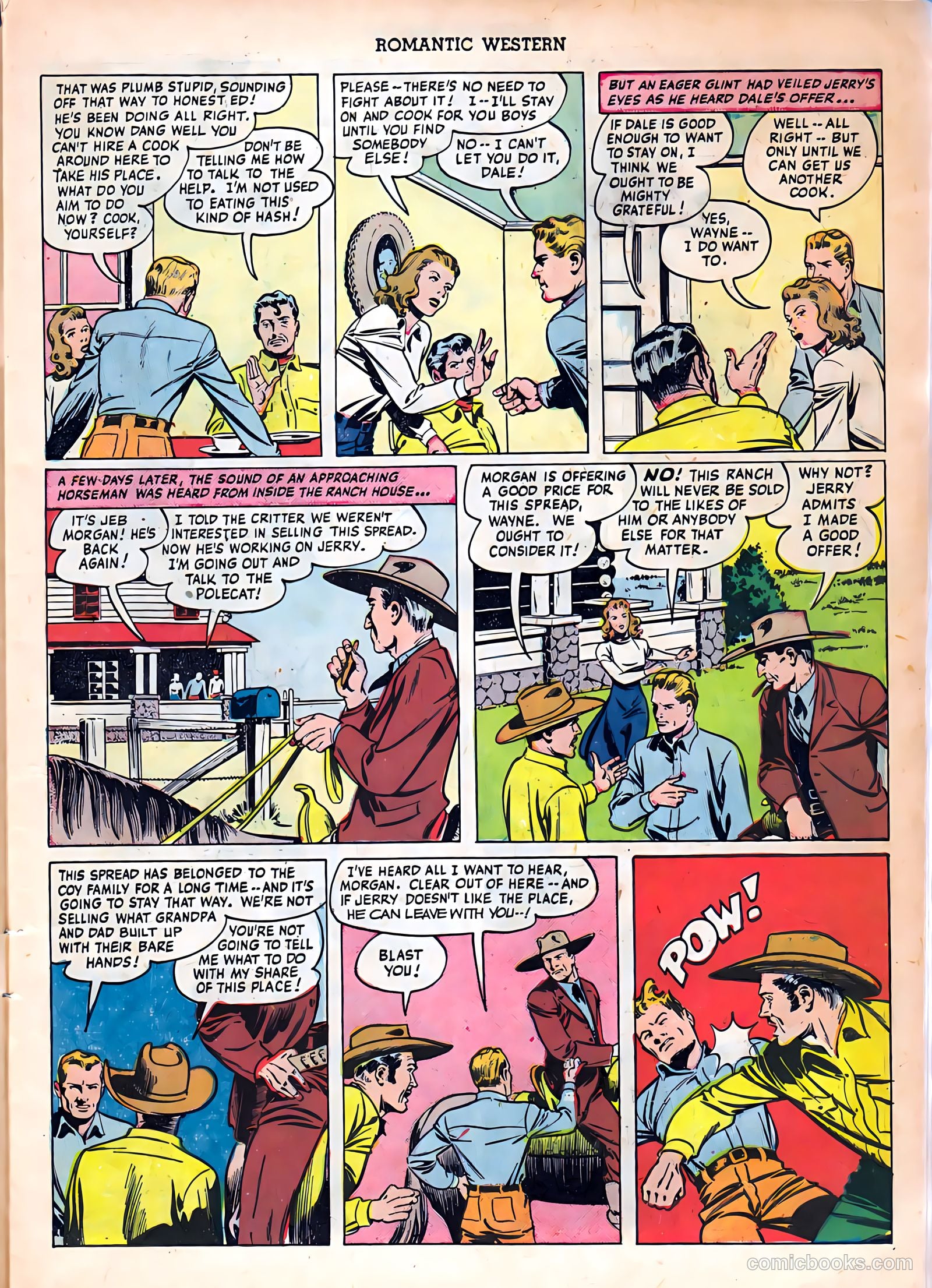 Romantic Western #2 (1950) — page 7 of 36