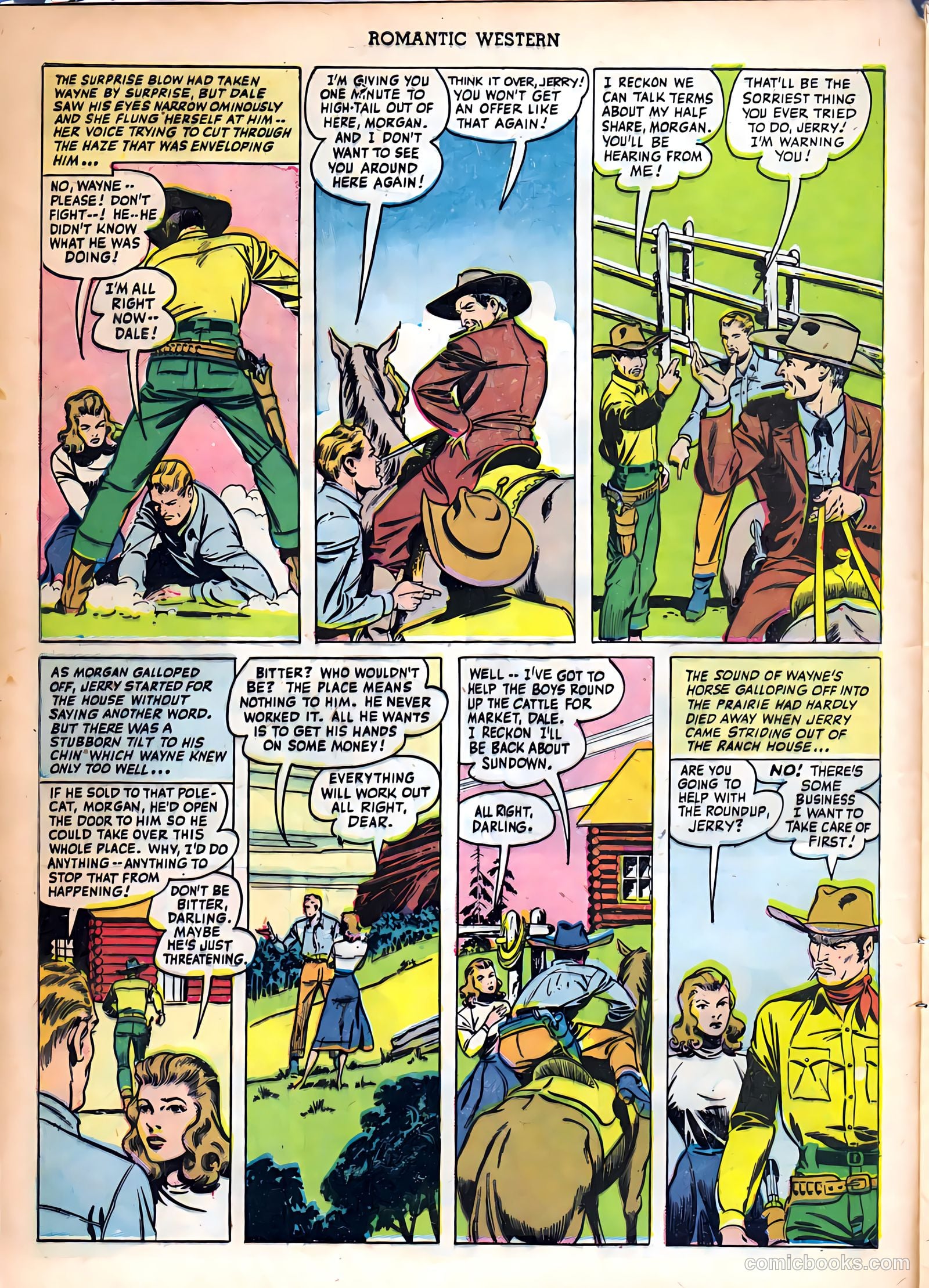 Romantic Western #2 (1950) — page 8 of 36