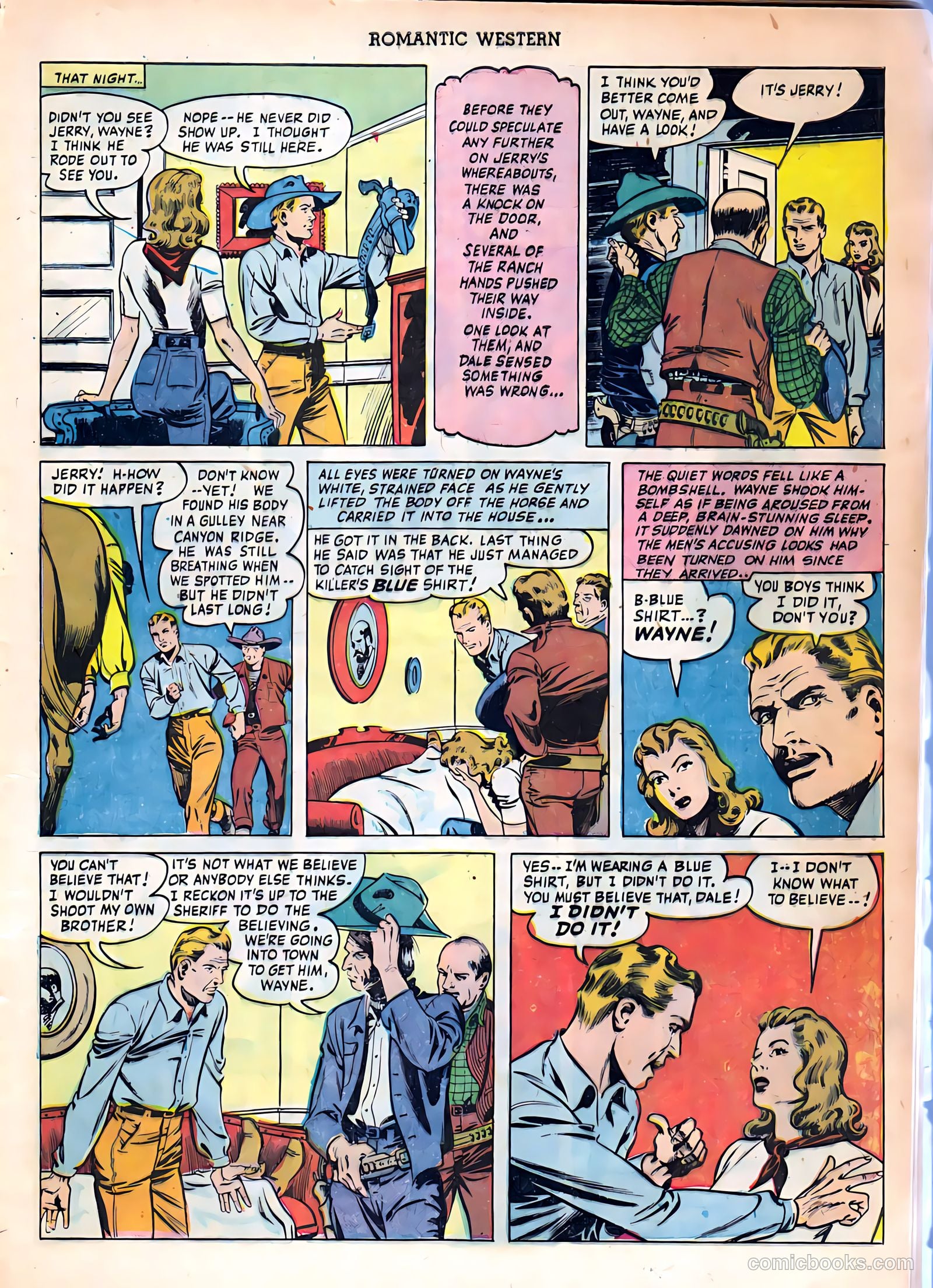 Romantic Western #2 (1950) — page 9 of 36
