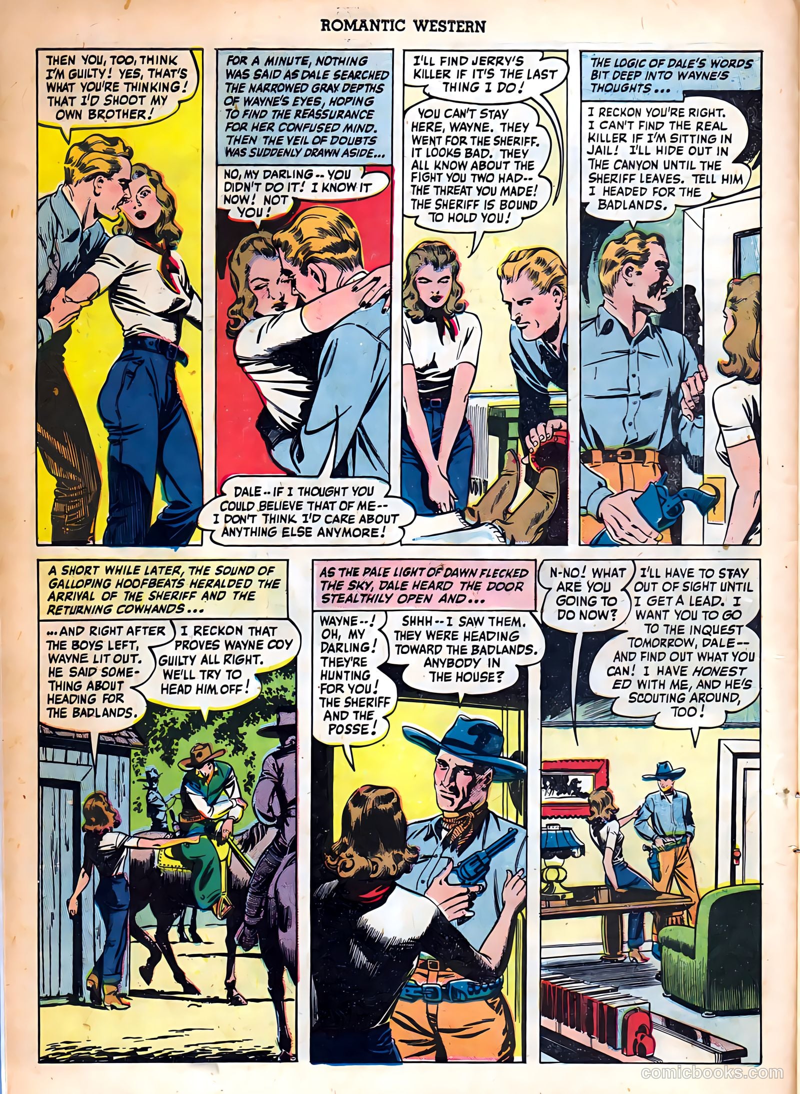 Romantic Western #2 (1950) — page 10 of 36