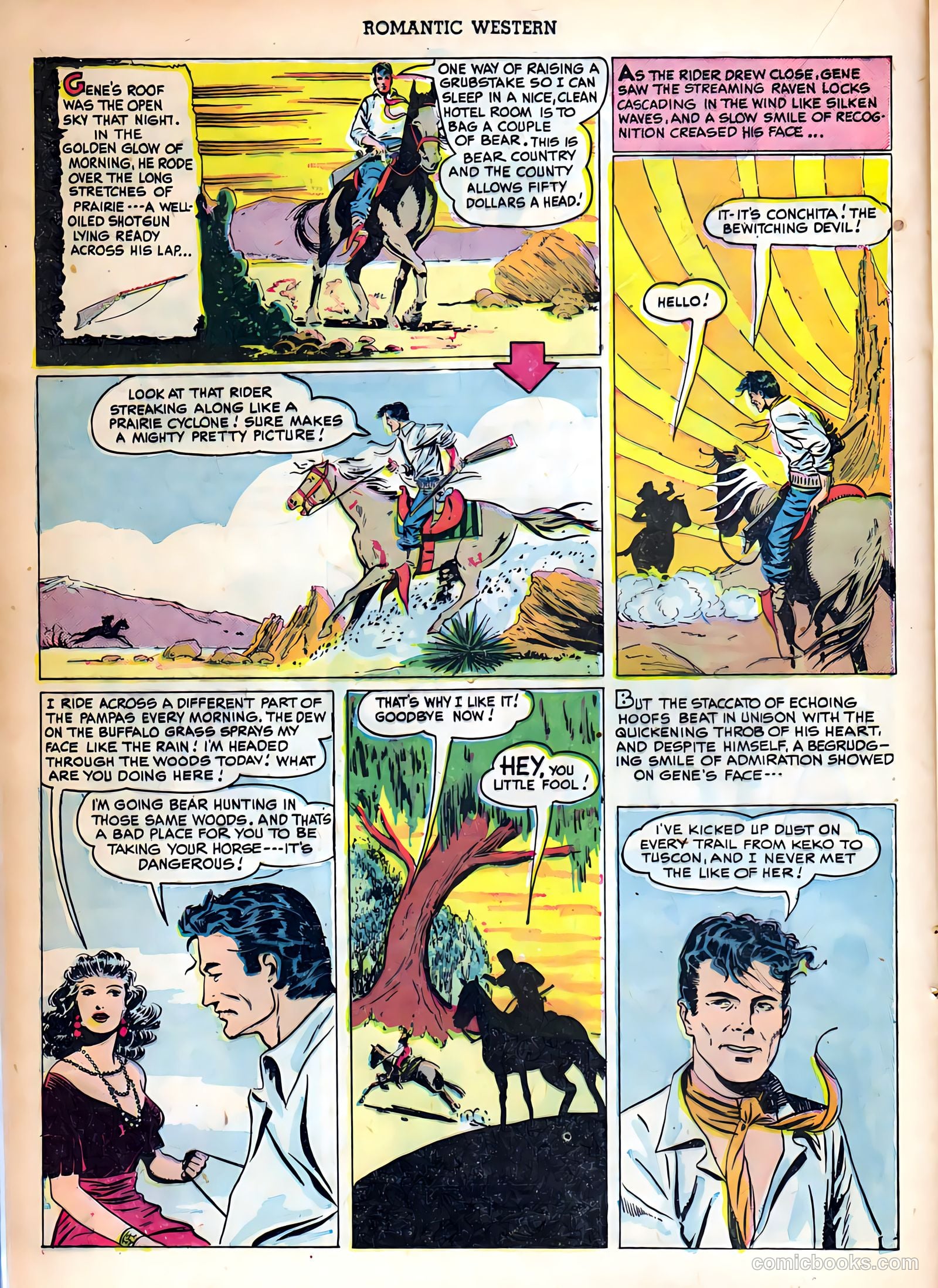 Romantic Western #2 (1950) — page 16 of 36
