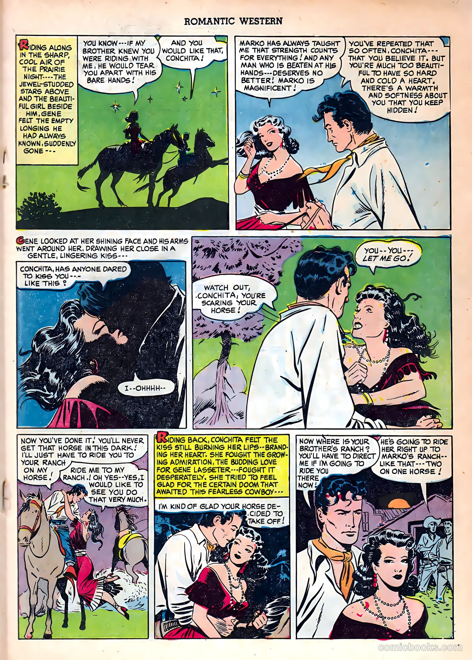 Romantic Western #2 (1950) — page 19 of 36