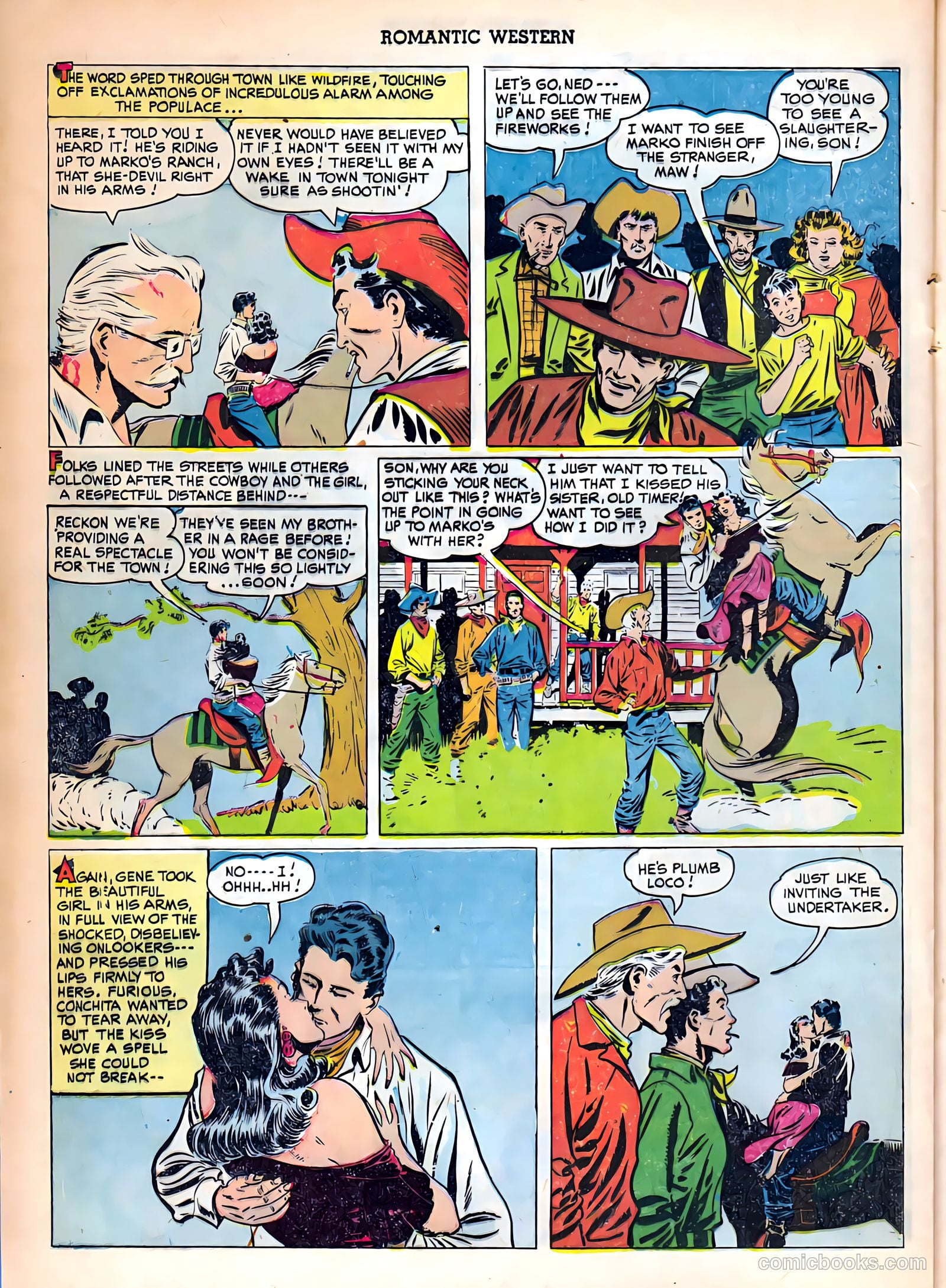 Romantic Western #2 (1950) — page 20 of 36