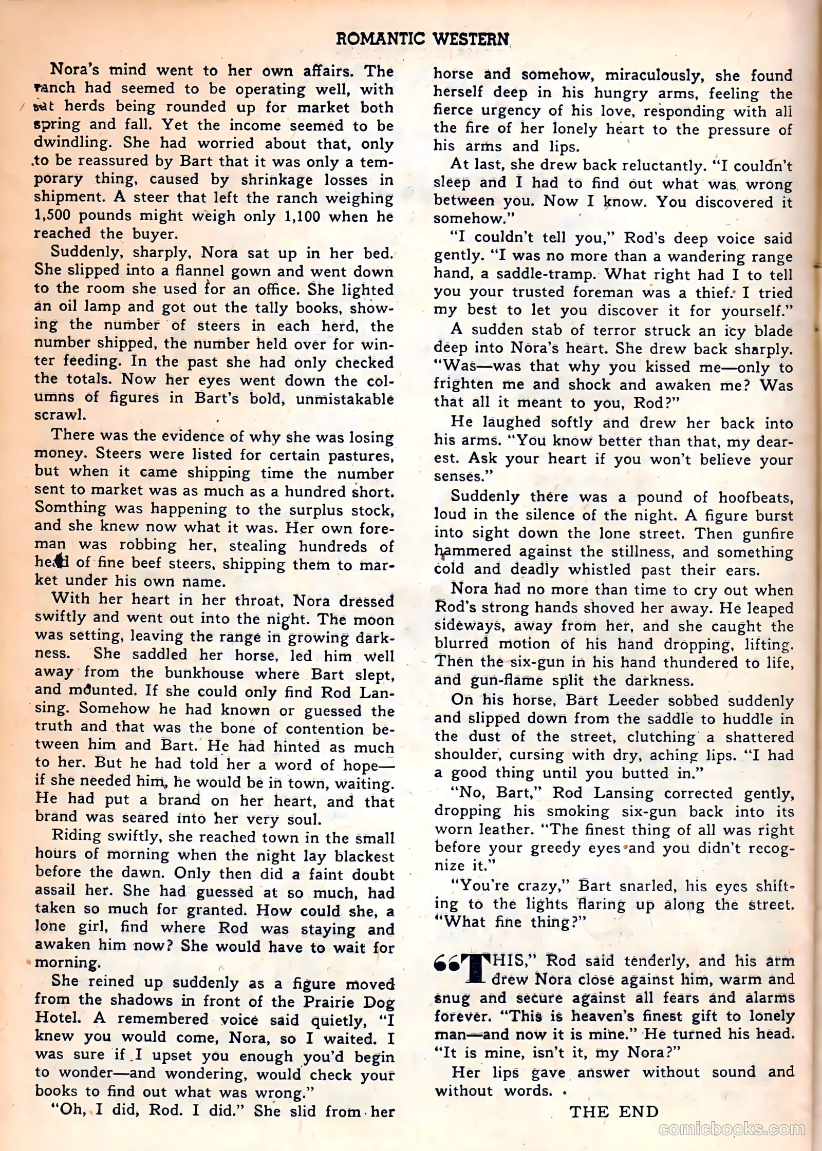 Romantic Western #2 (1950) — page 24 of 36