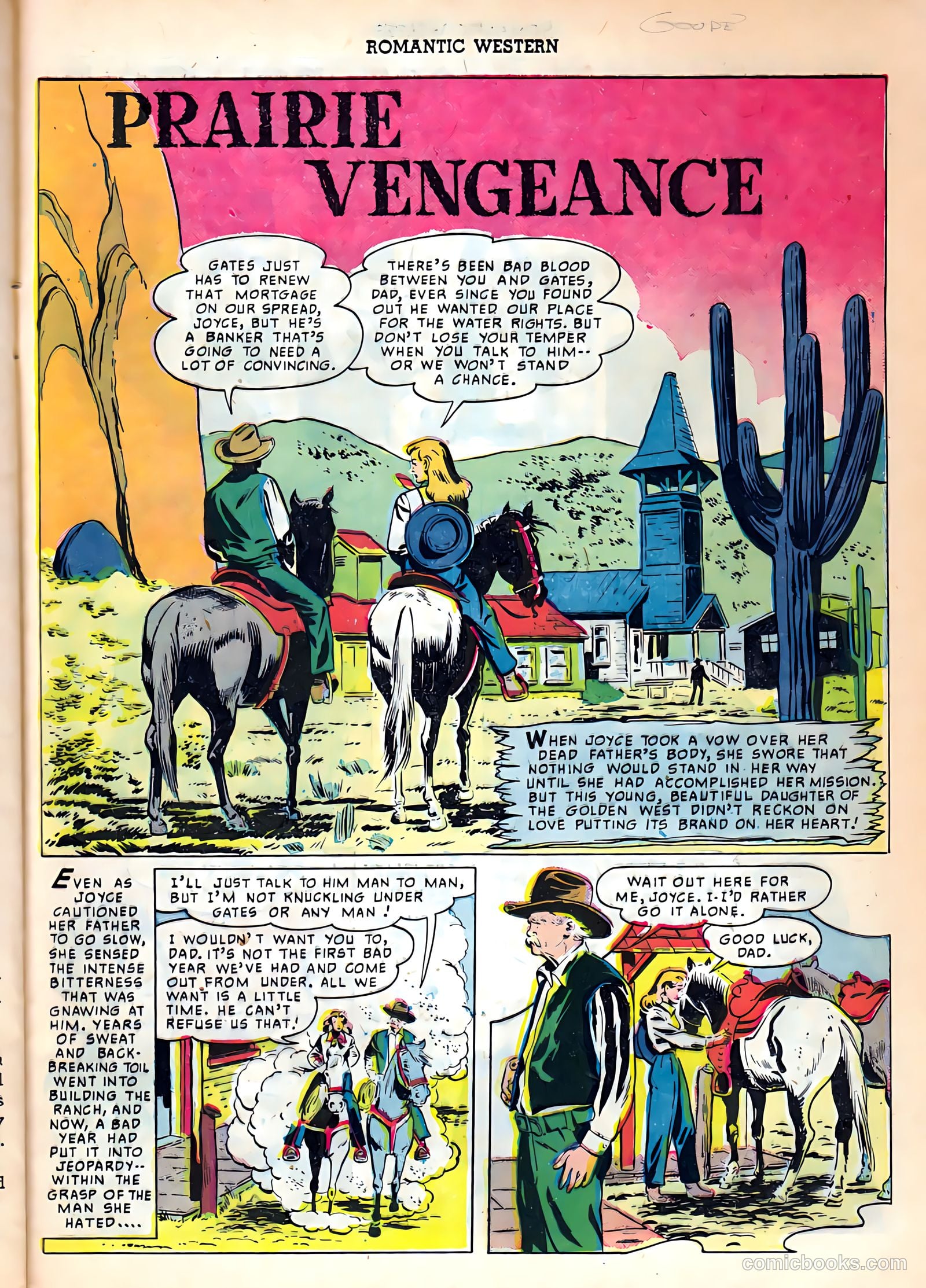 Romantic Western #2 (1950) — page 25 of 36