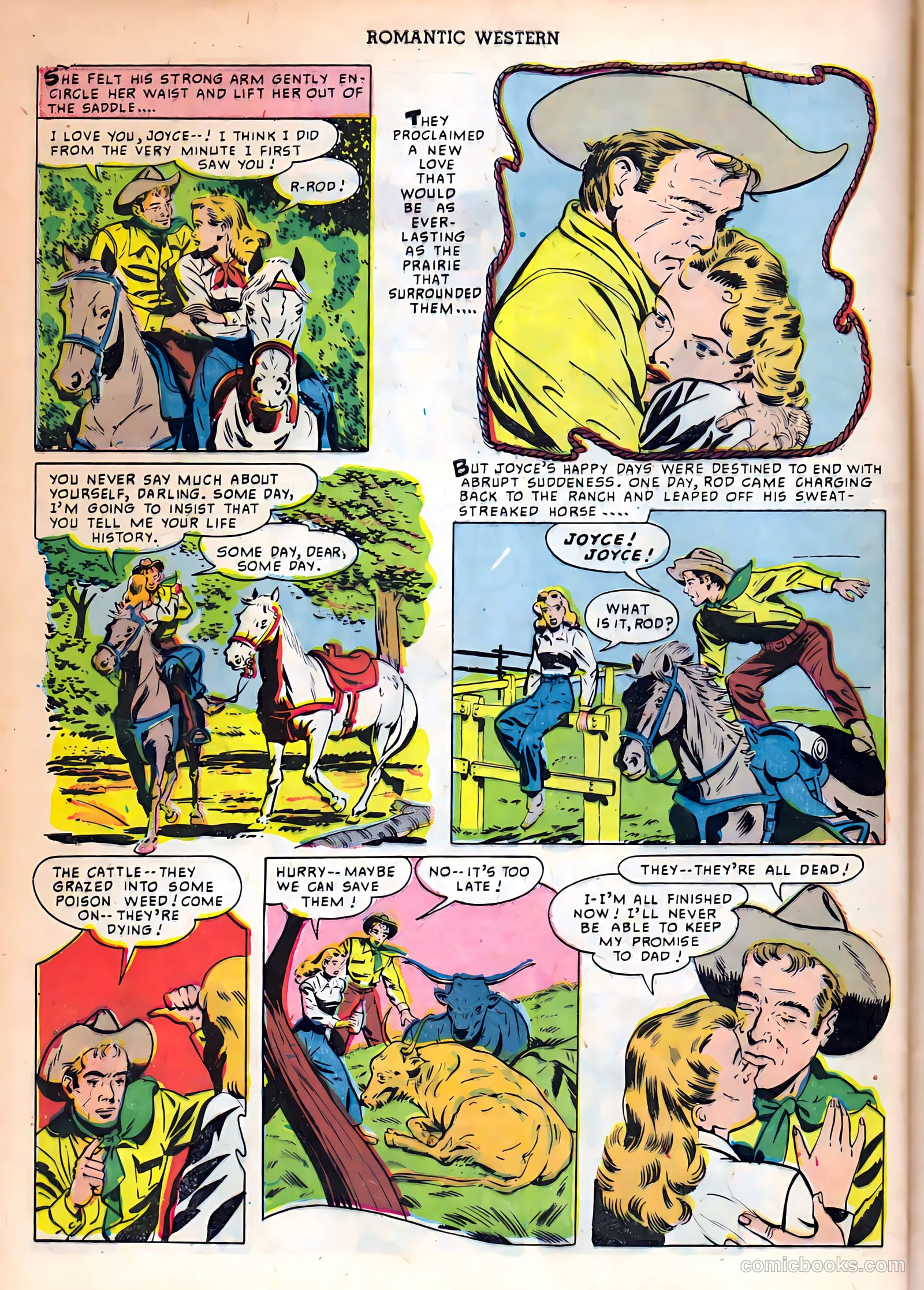 Romantic Western #2 (1950) — page 28 of 36